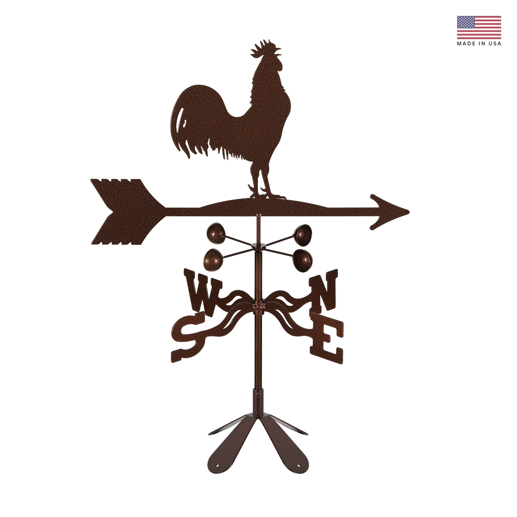 Rooster Weathervane EZ1110-4S - Made in USA