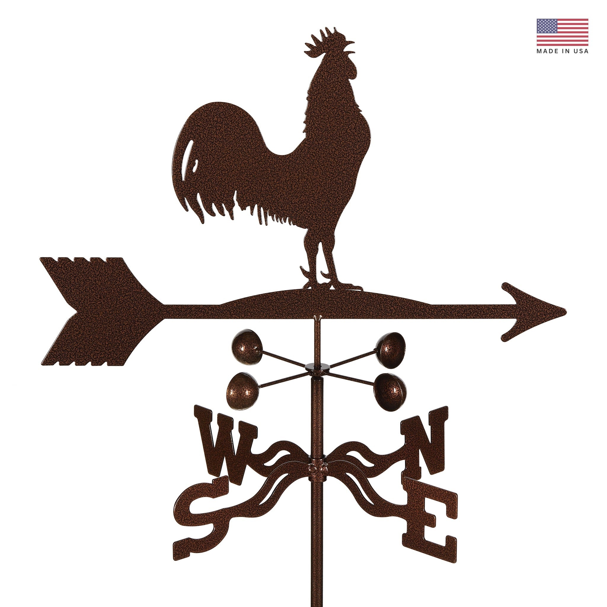 Rooster Weathervane - Made in USA