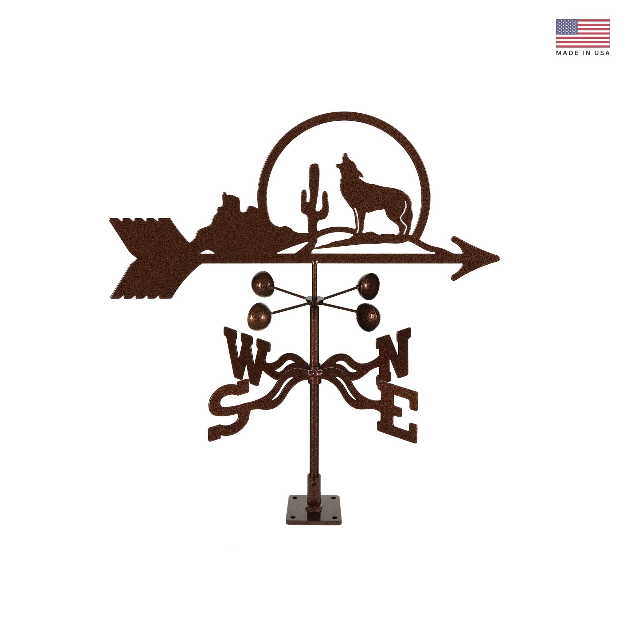 wildlife-coyote-cactus - Made in USA