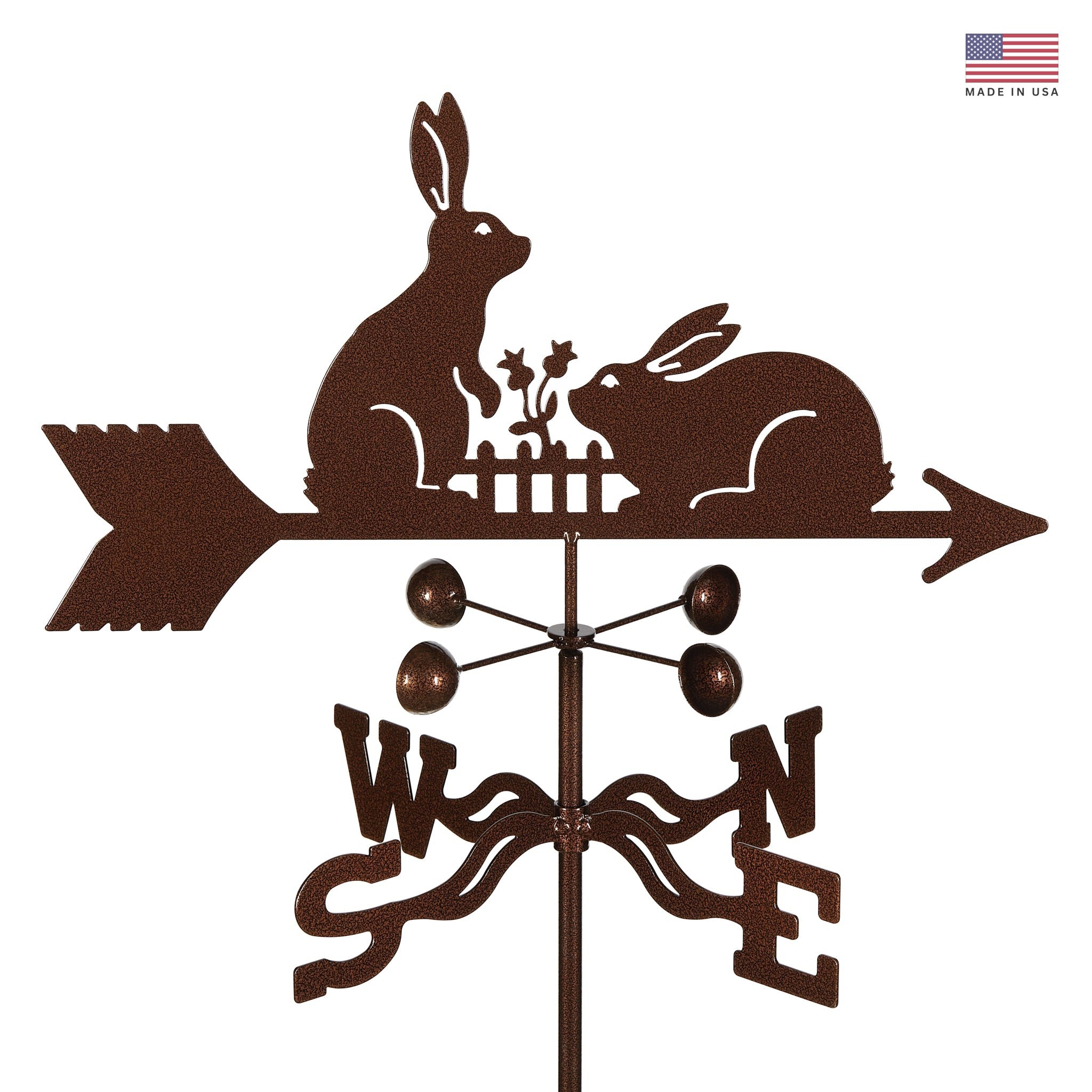 wildlife-rabbits-with-fence - Made in USA