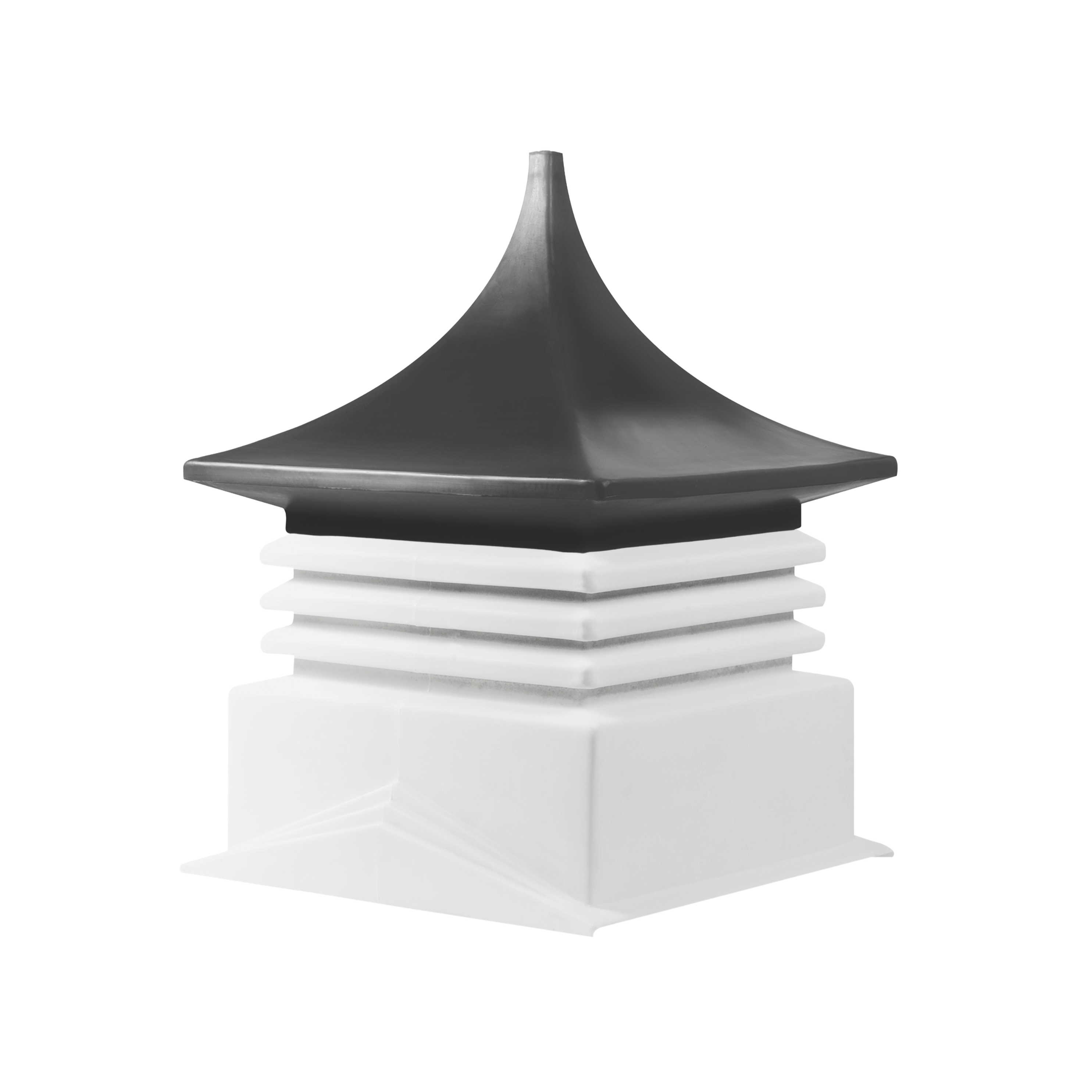 Cupola Dark Gray top, white base