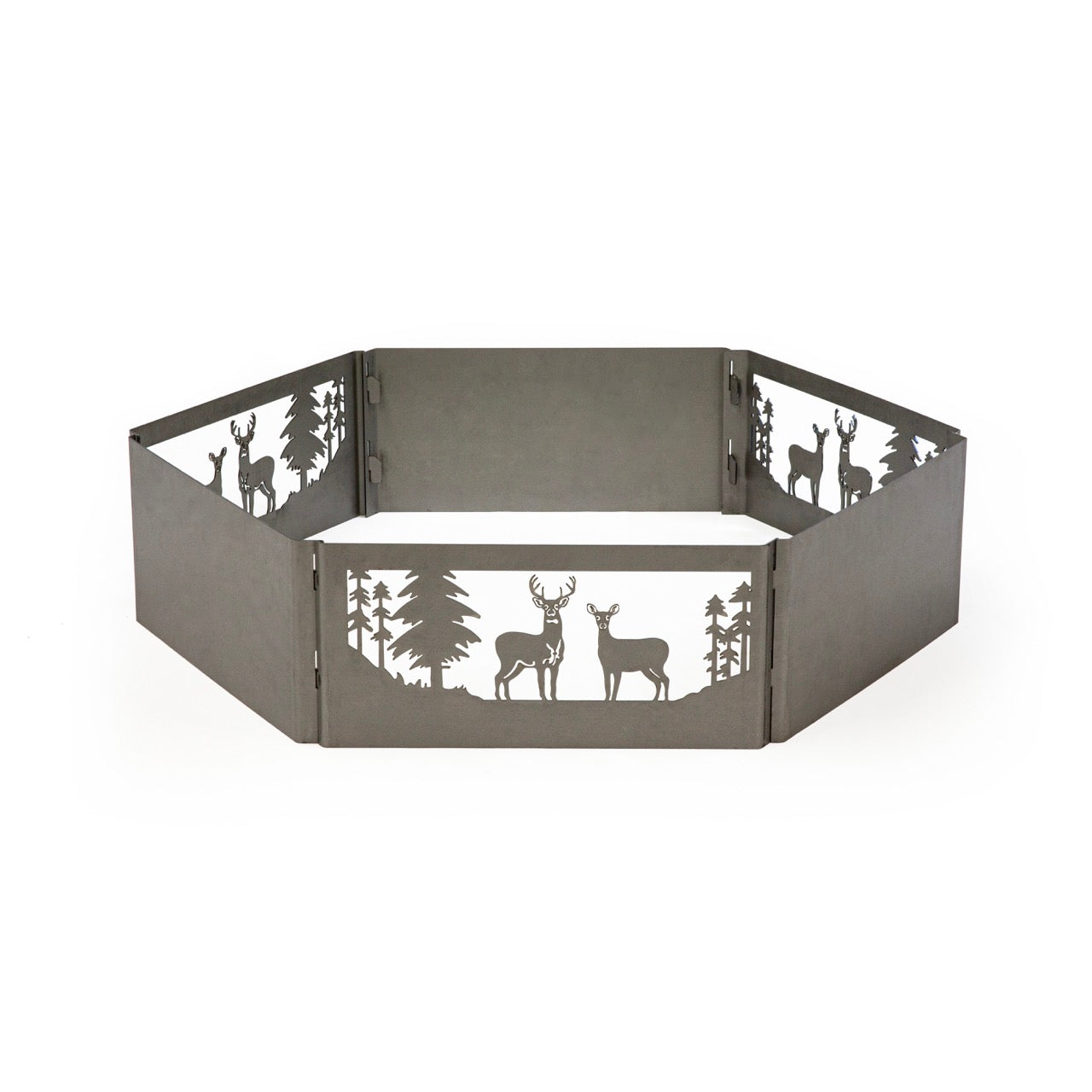 Hand-Crafted Portable Deer Fire Ring w/ WARRANTY