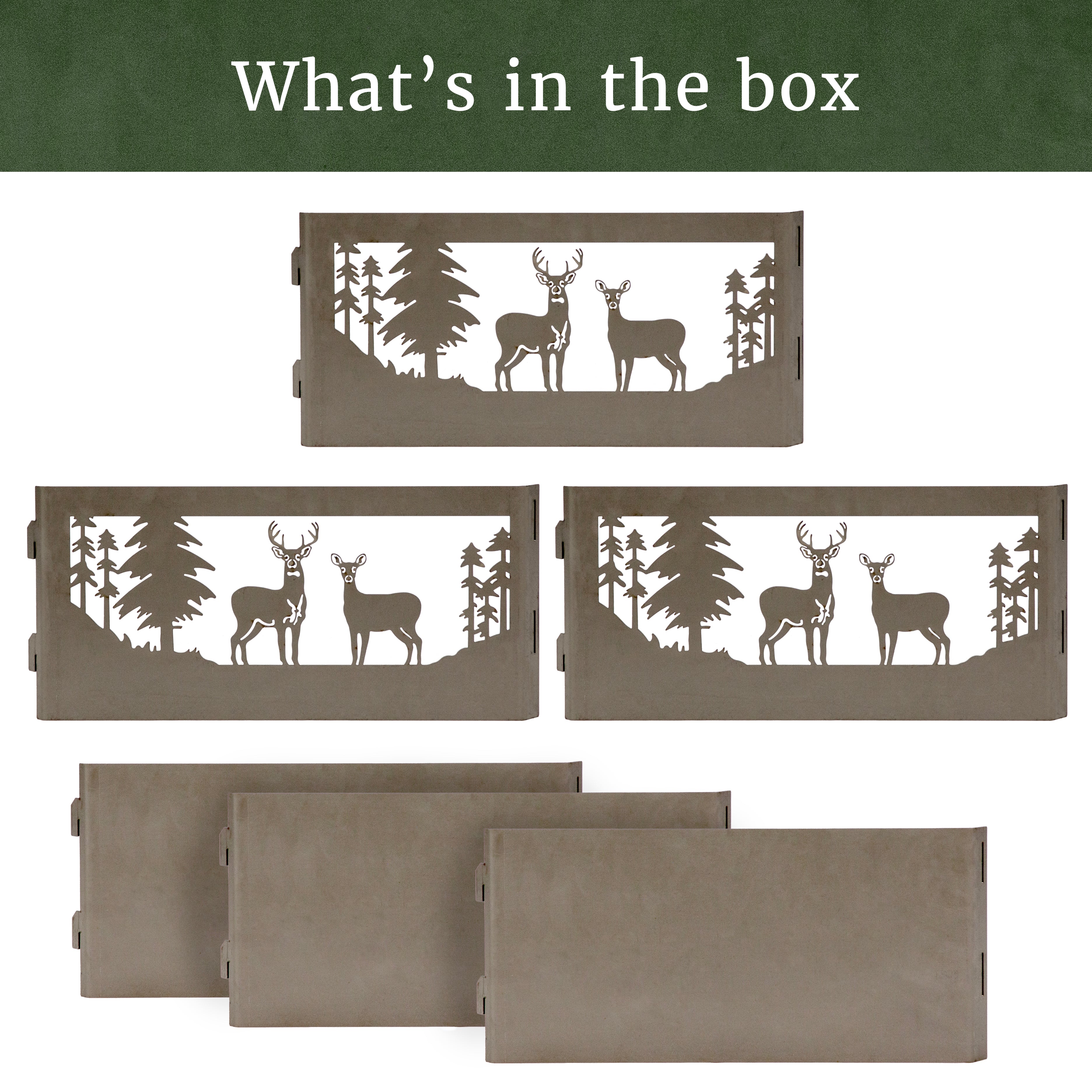 Hand-Crafted Portable Deer Fire Ring w/ WARRANTY