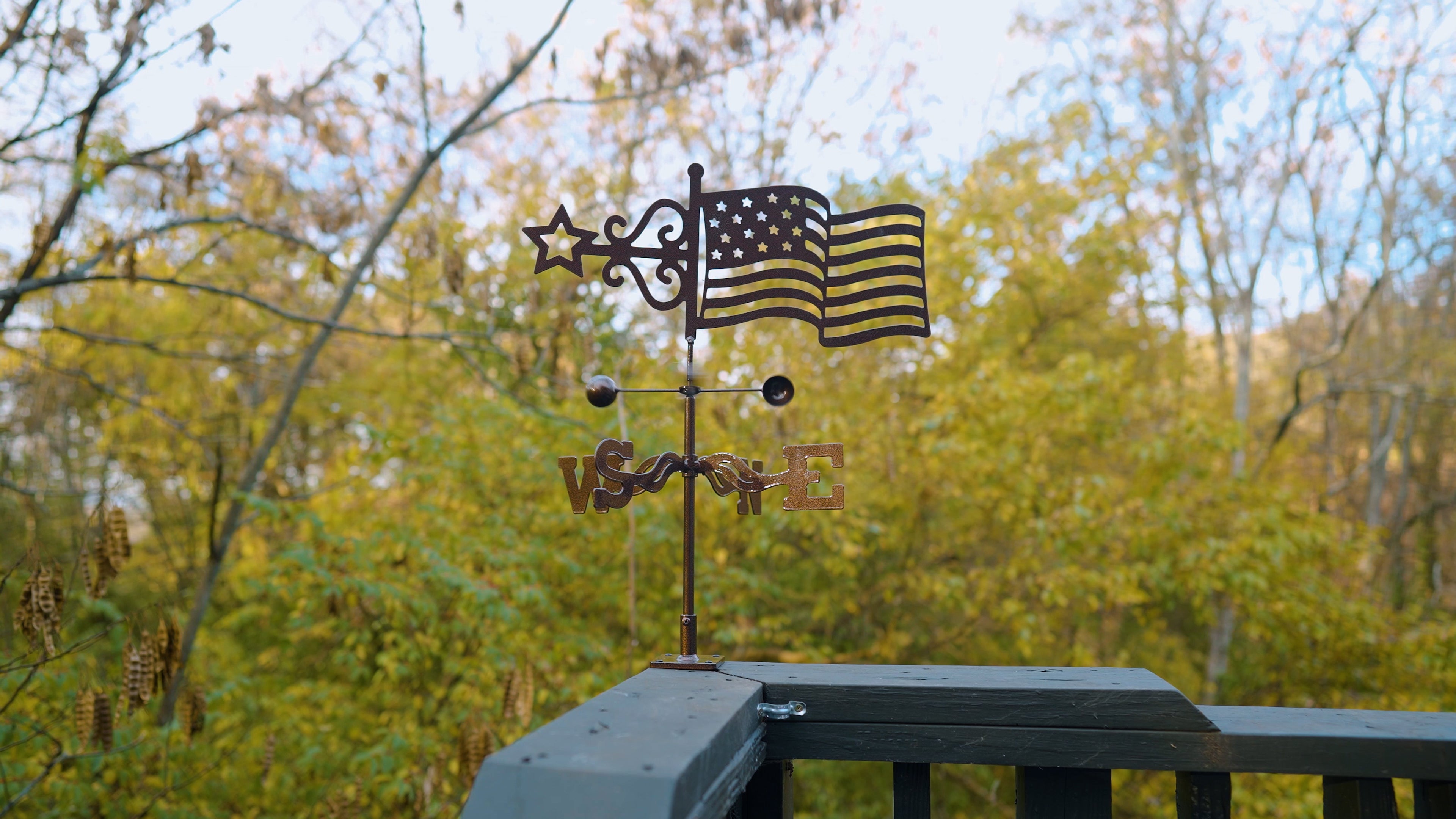 USA Flag Weathervane