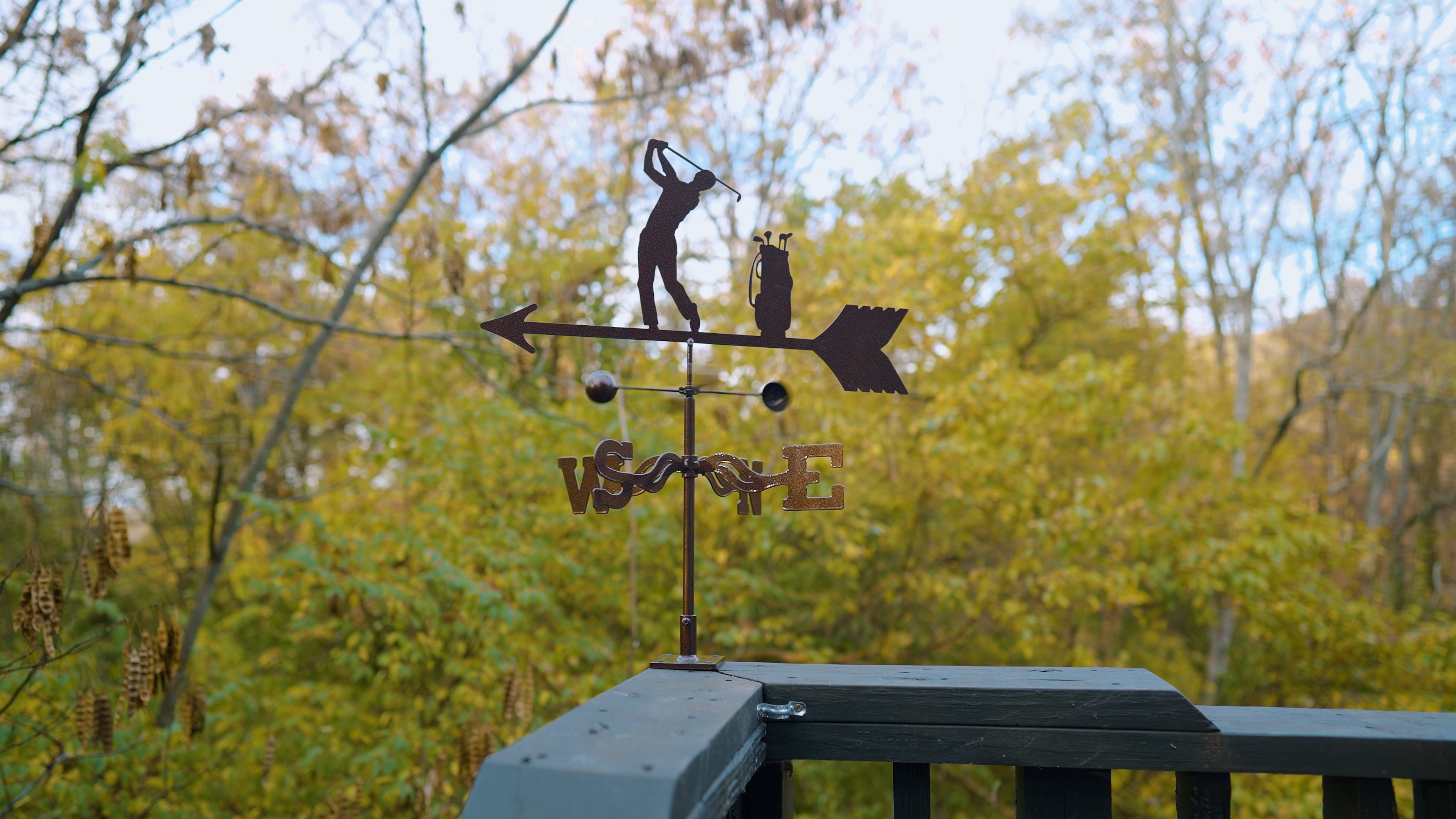 Male Golfer Weathervane