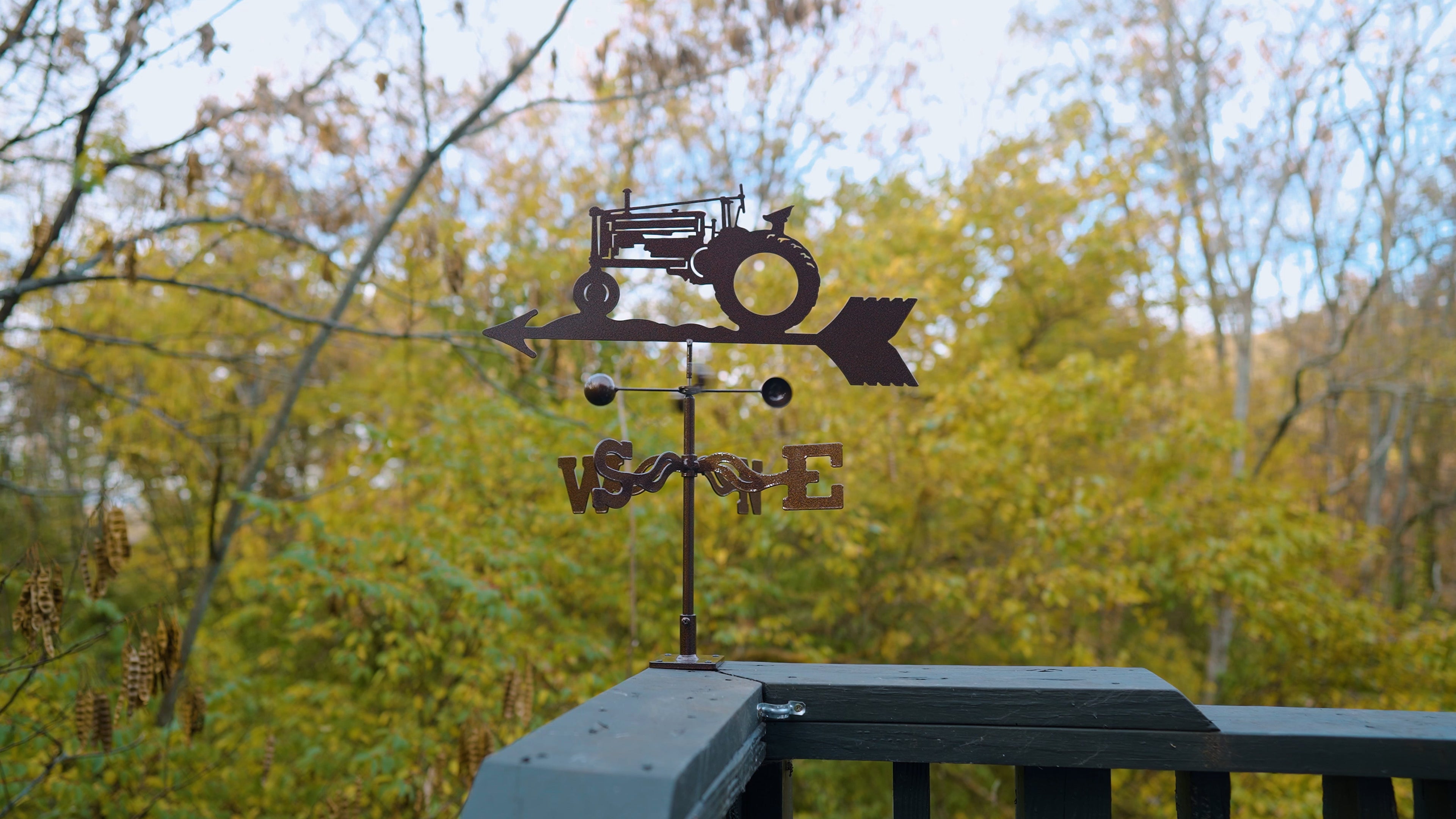 Classic 1930's Farm Tractor Weathervane