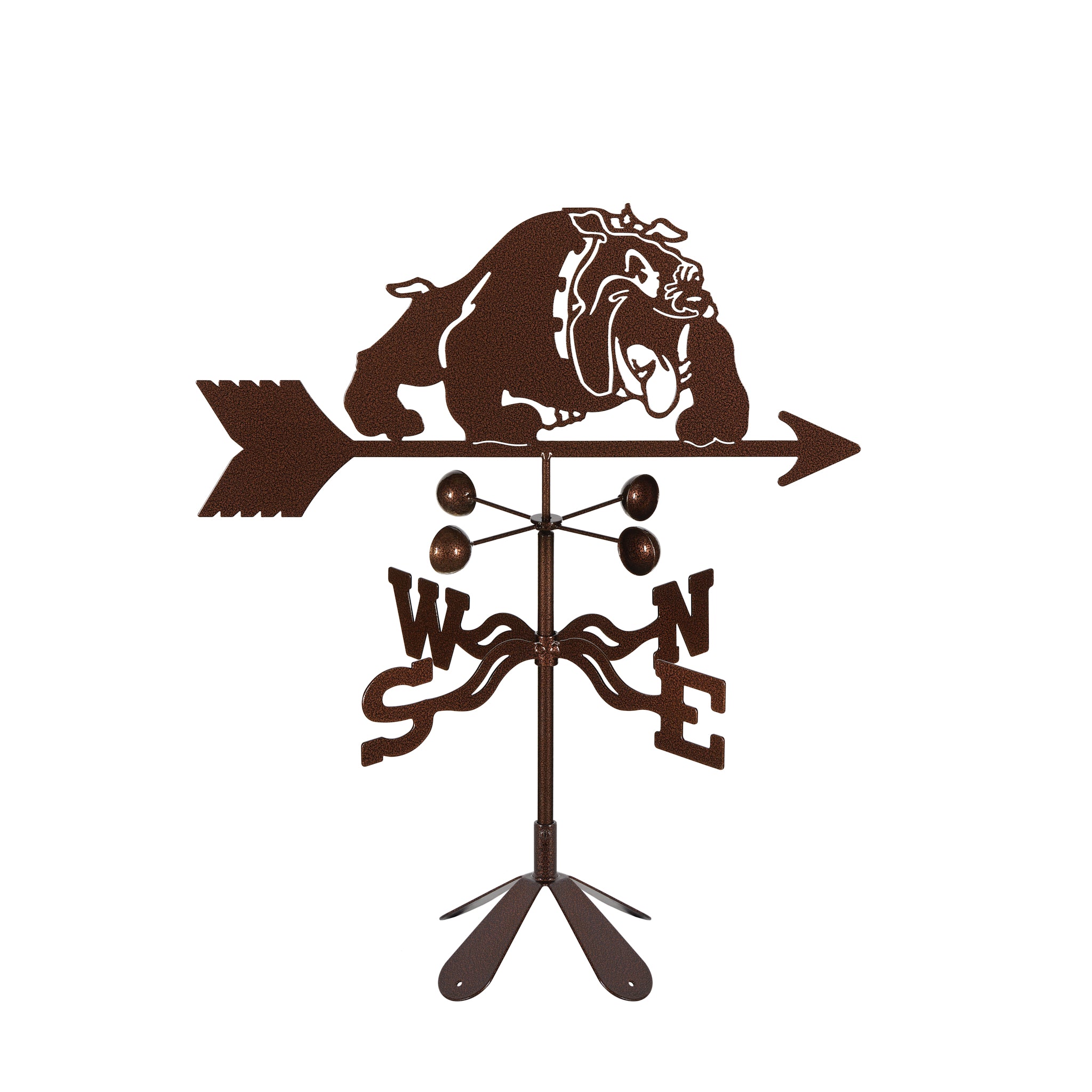 Bulldog Weathervane 4 Sided Mount