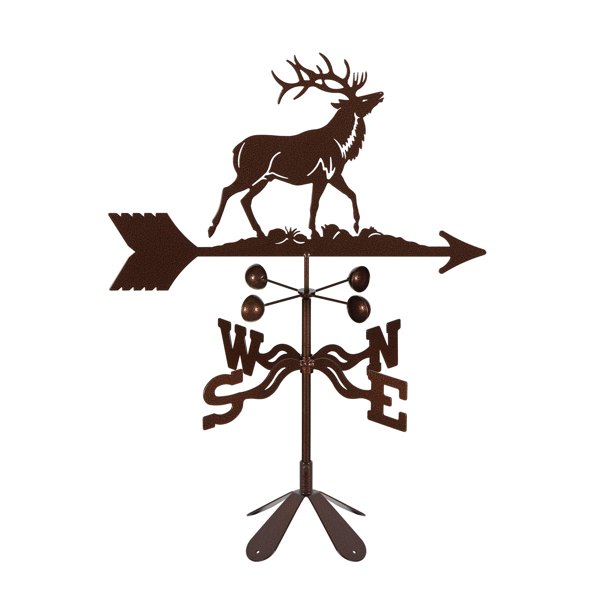 Elk Weathervane 4 Sided Mount