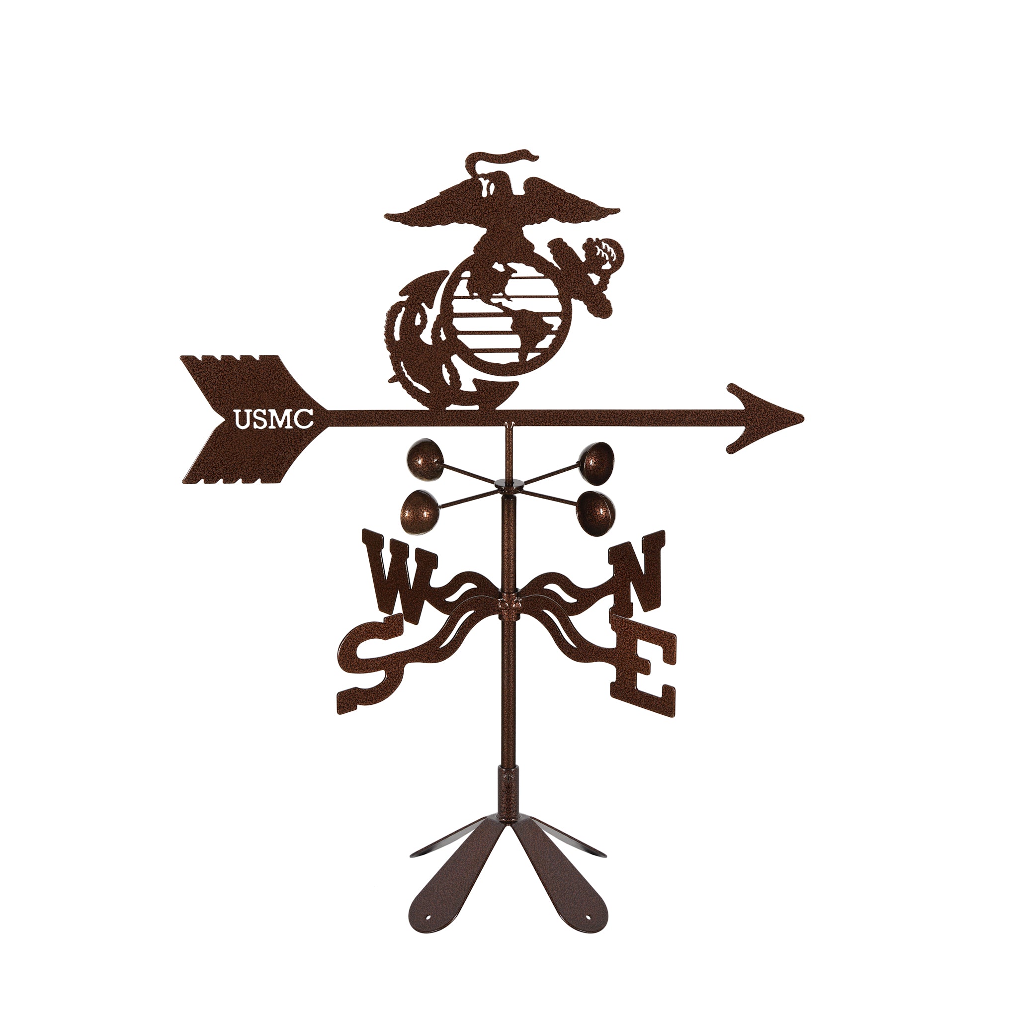 Marines Weathervane 4 Sided Mount