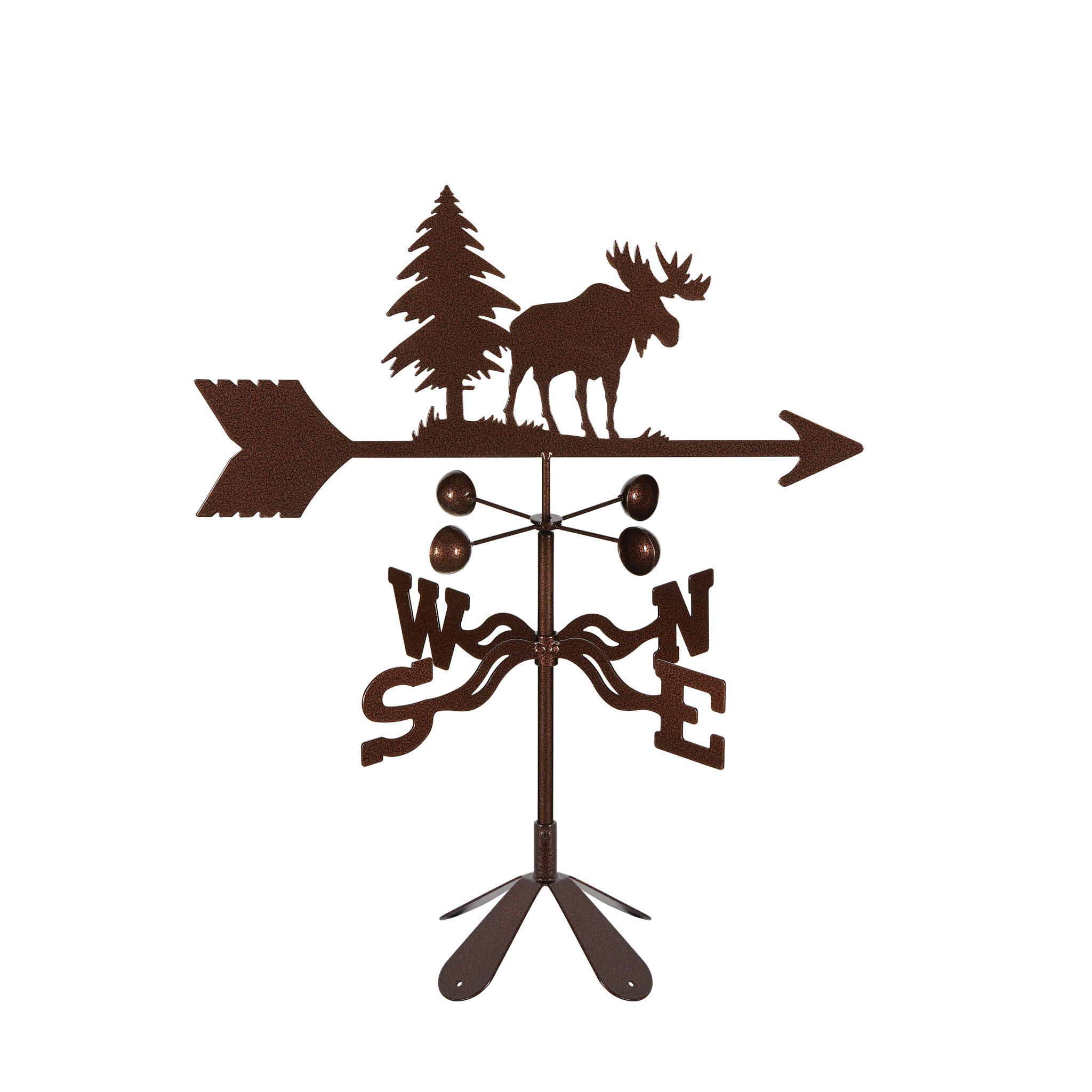 Moose Weathervane 4 Sided Mount