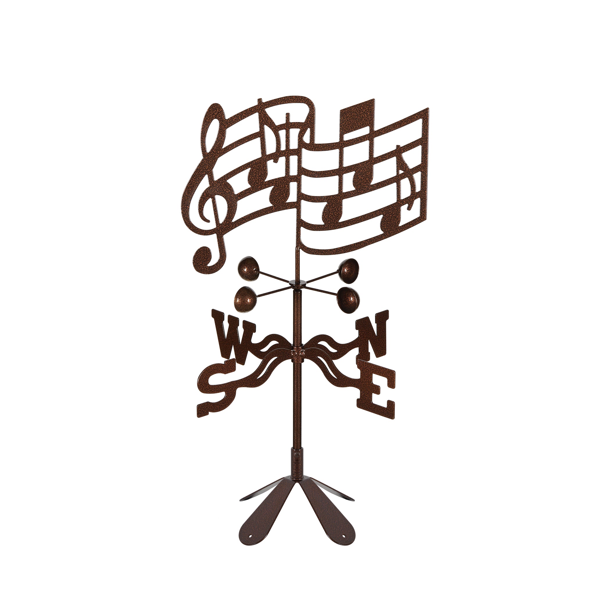 Musical Notes Weathervane 4 Sided Mount
