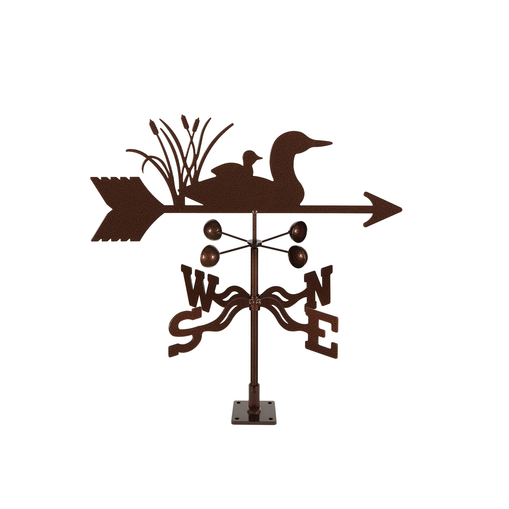 Loon Weathervane Deck Mount