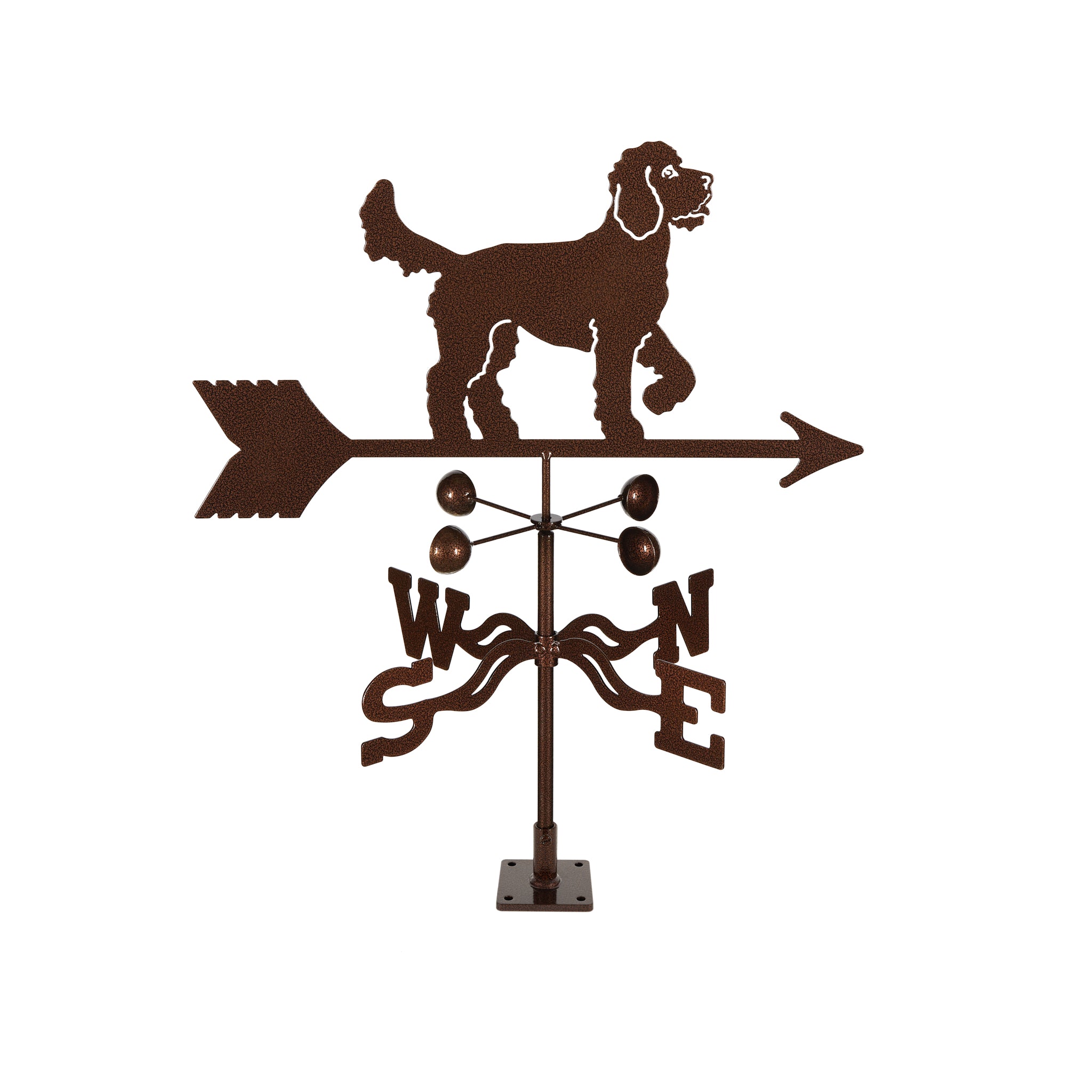 Golden Doodle Weathervane Deck Mount
