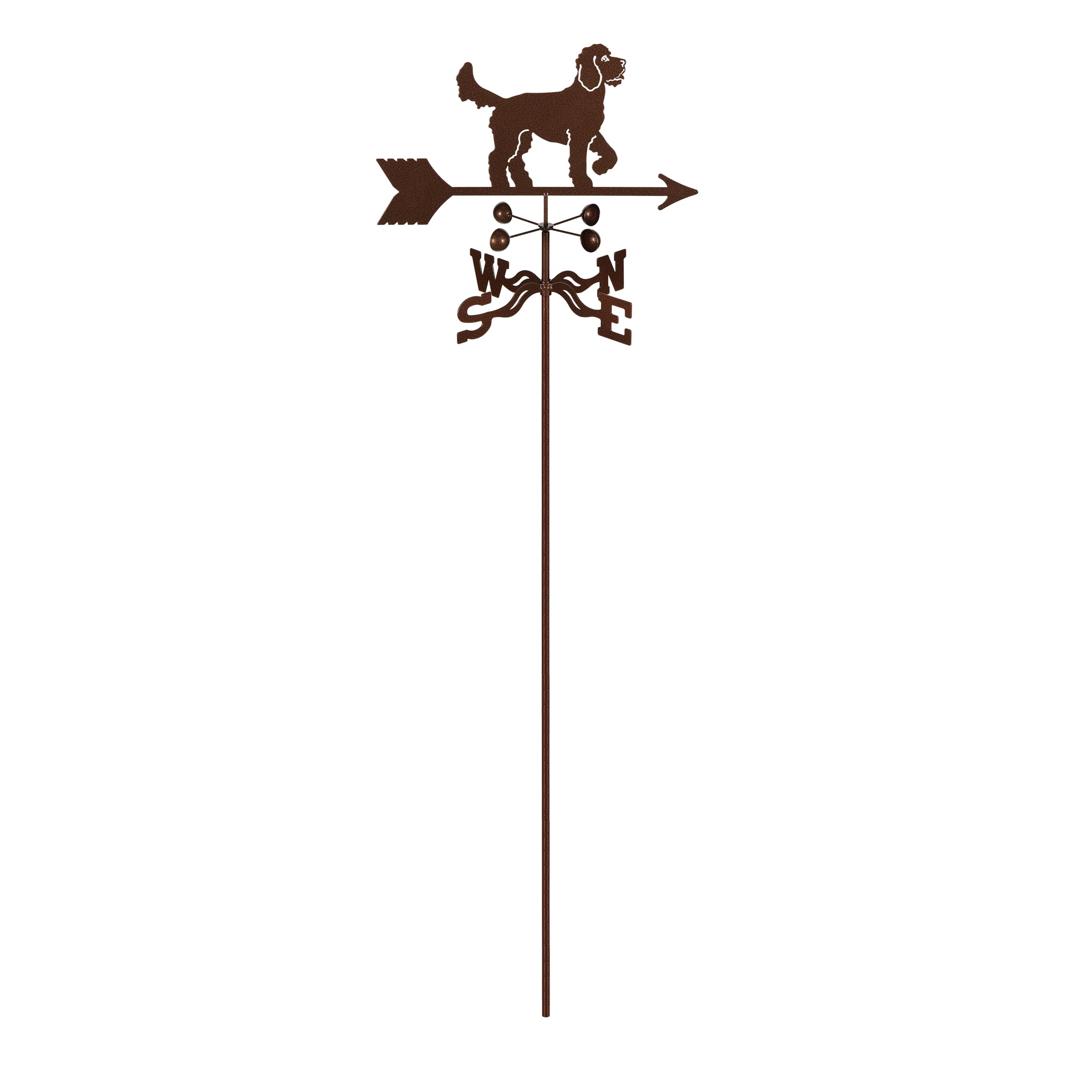 Golden Doodle Weathervane Garden Mount