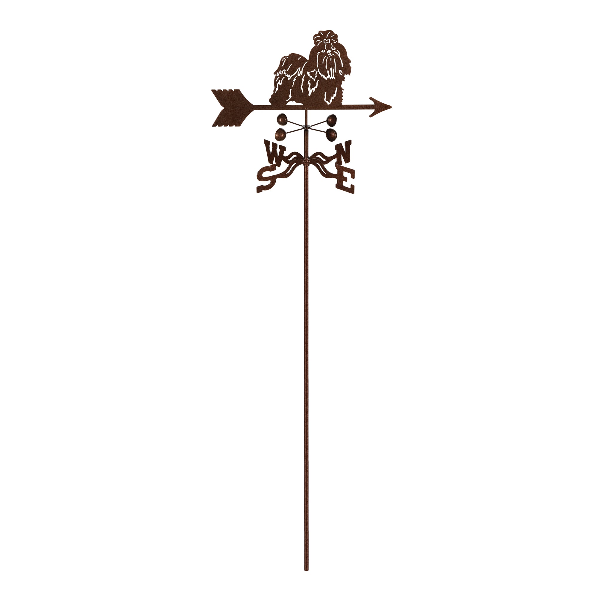 Shih Tzu Weathervane Garden Mount