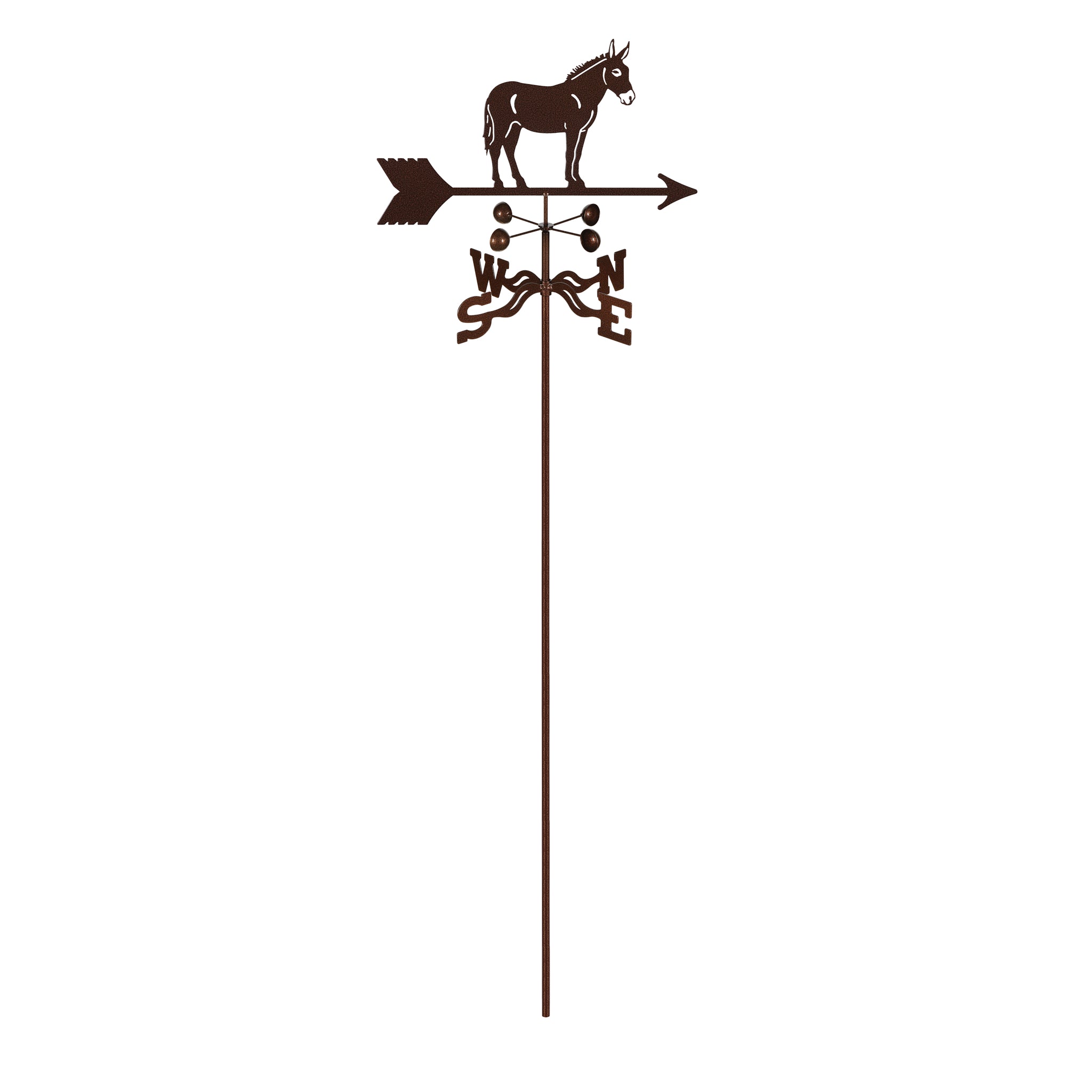 Mule Weathervane Garden Mount