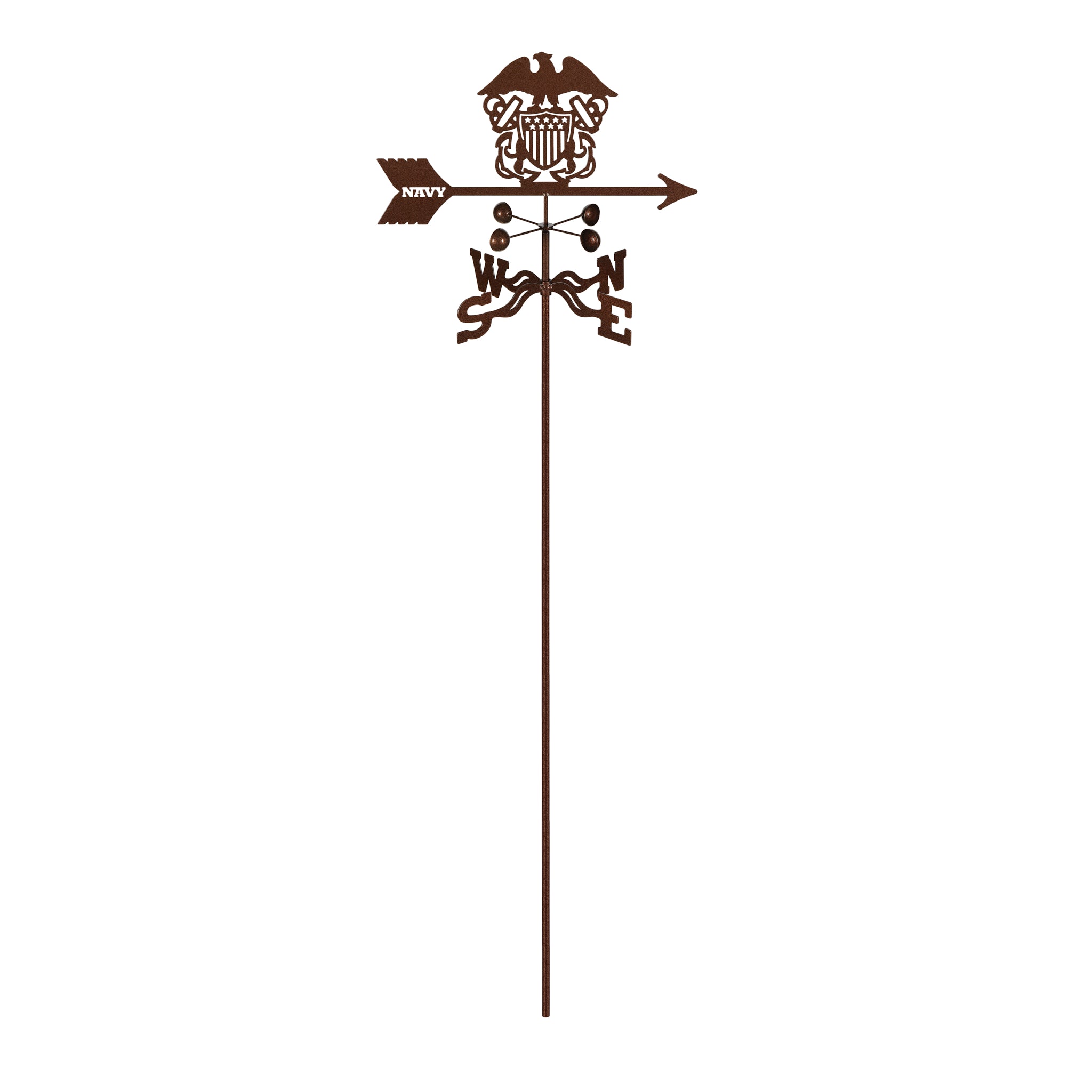 Navy Weathervane Garden Mount