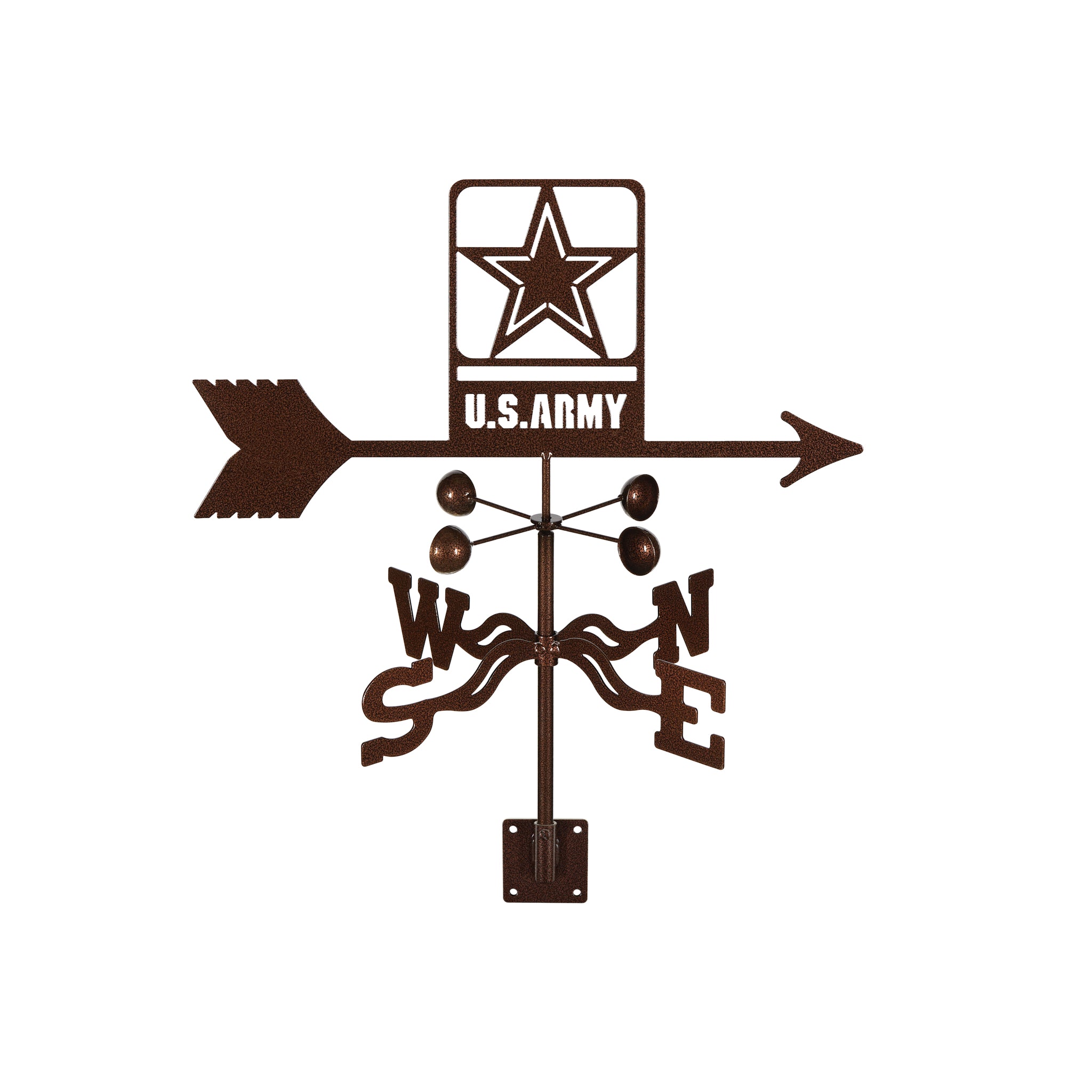 Army (New) Weathervane Post Mount