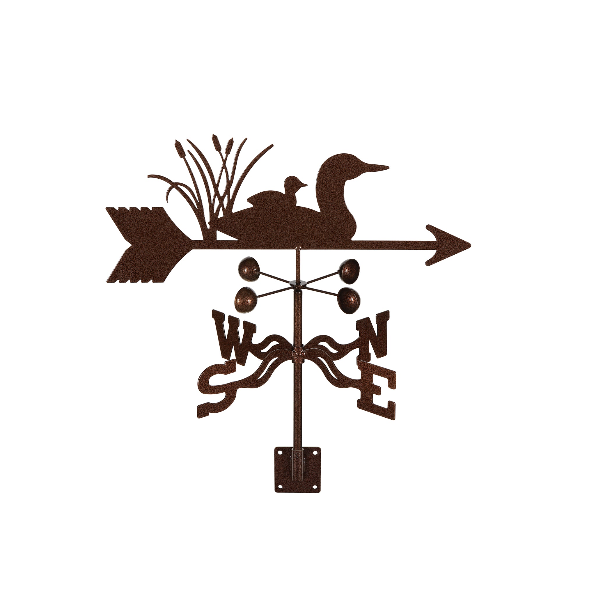 Loon Weathervane Post Mount