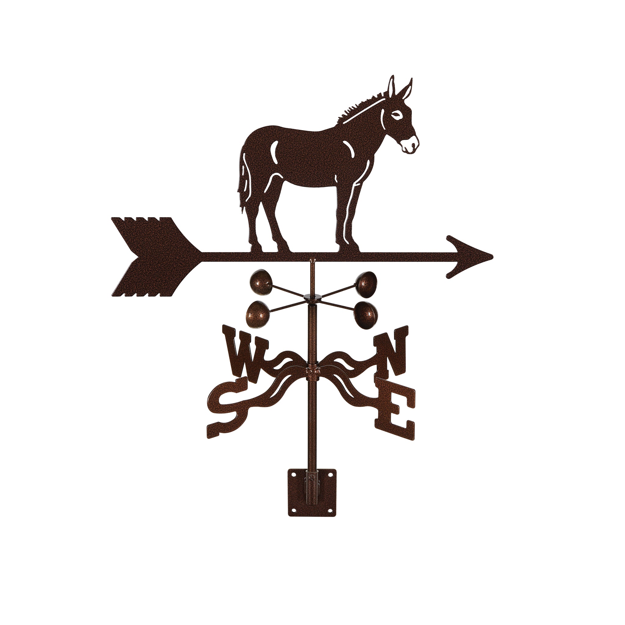 Mule Weathervane Post Mount