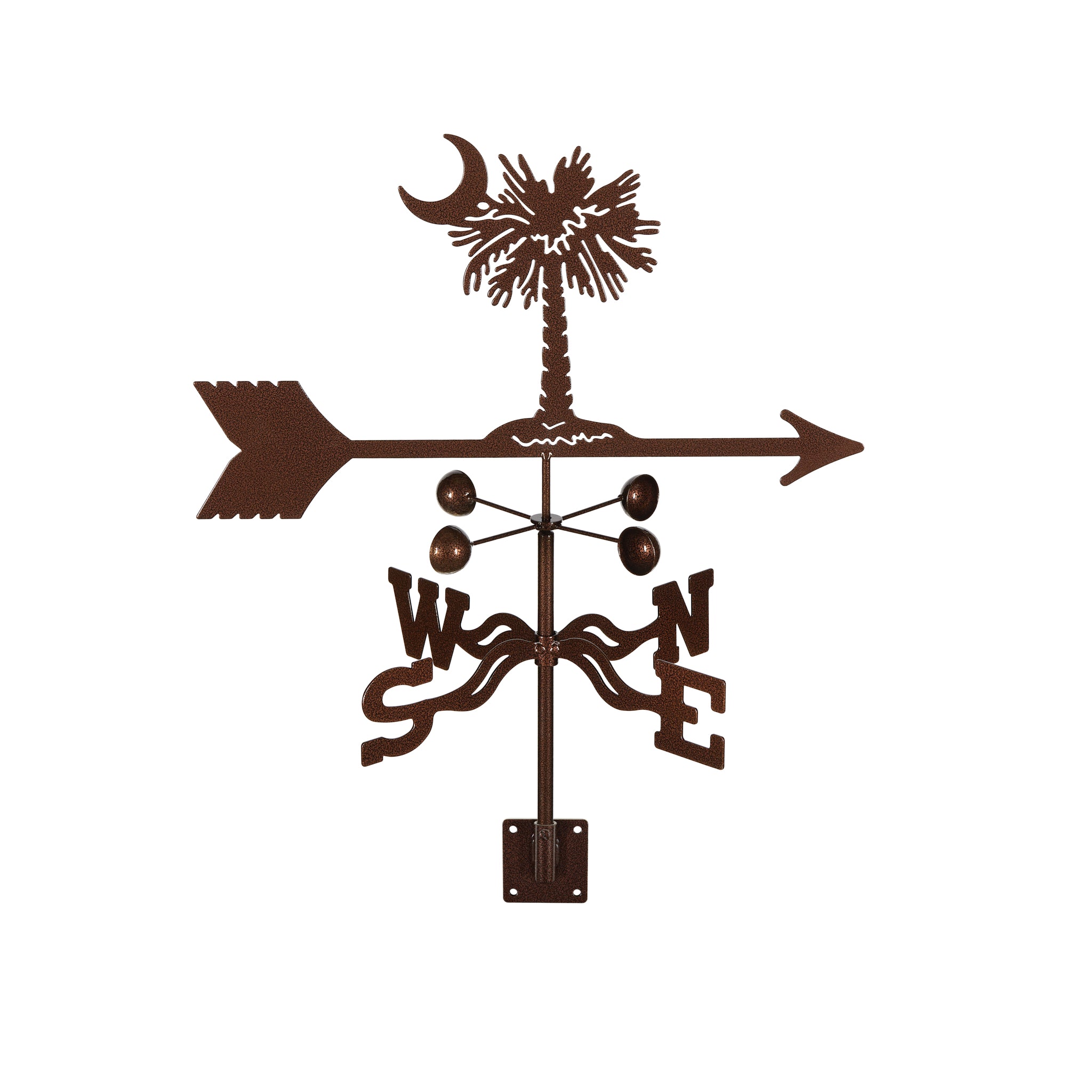 Palmetto Weathervane Post Mount