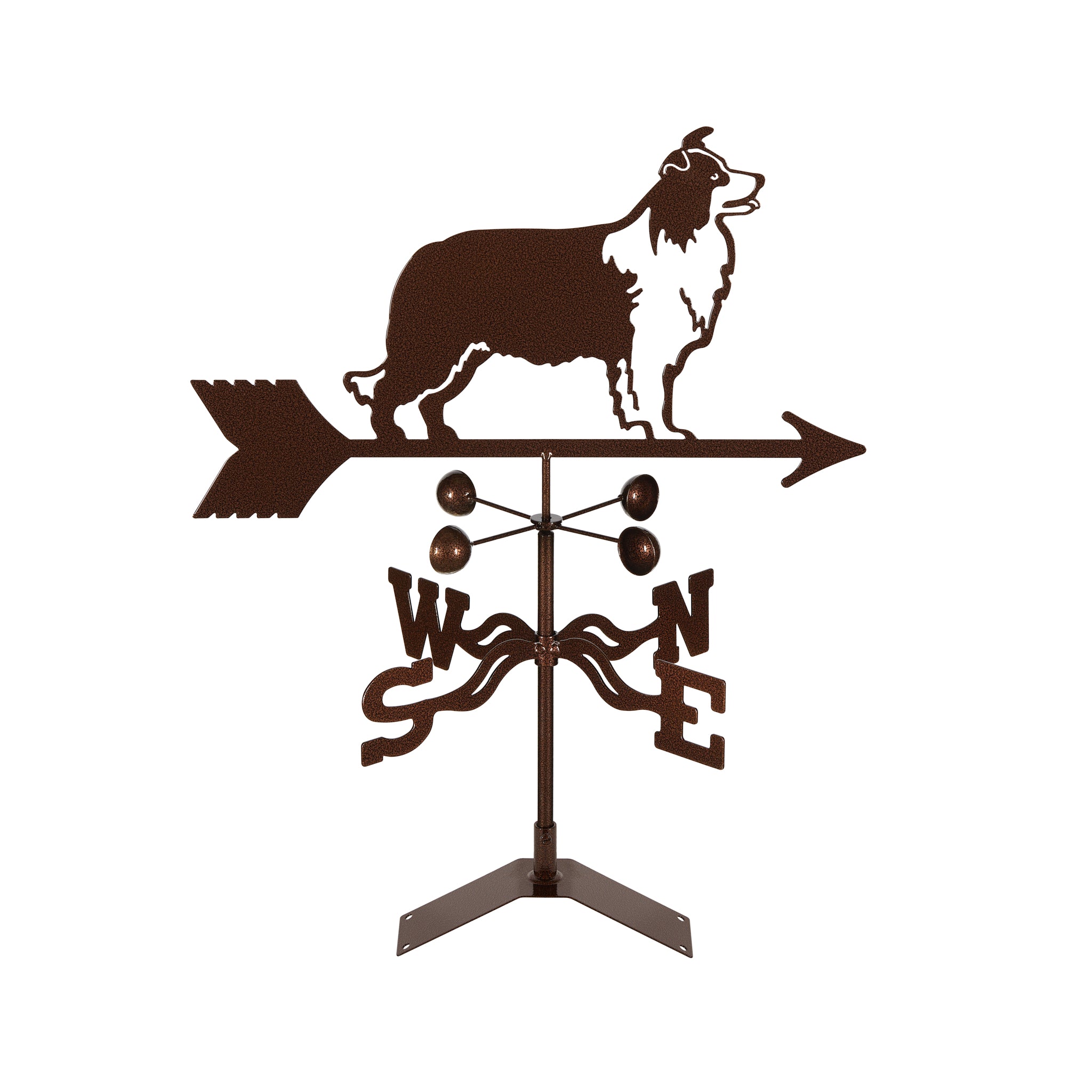 Border Collie Weathervane Roof Mount
