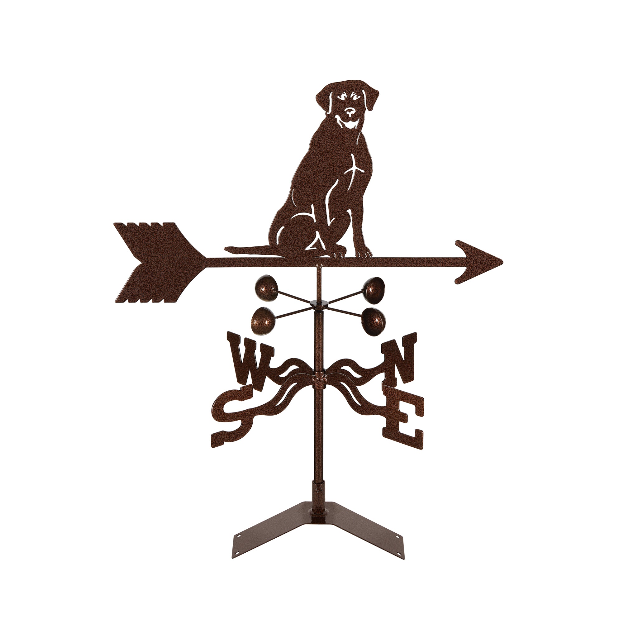 Lab Sitting Weathervane Roof Mount