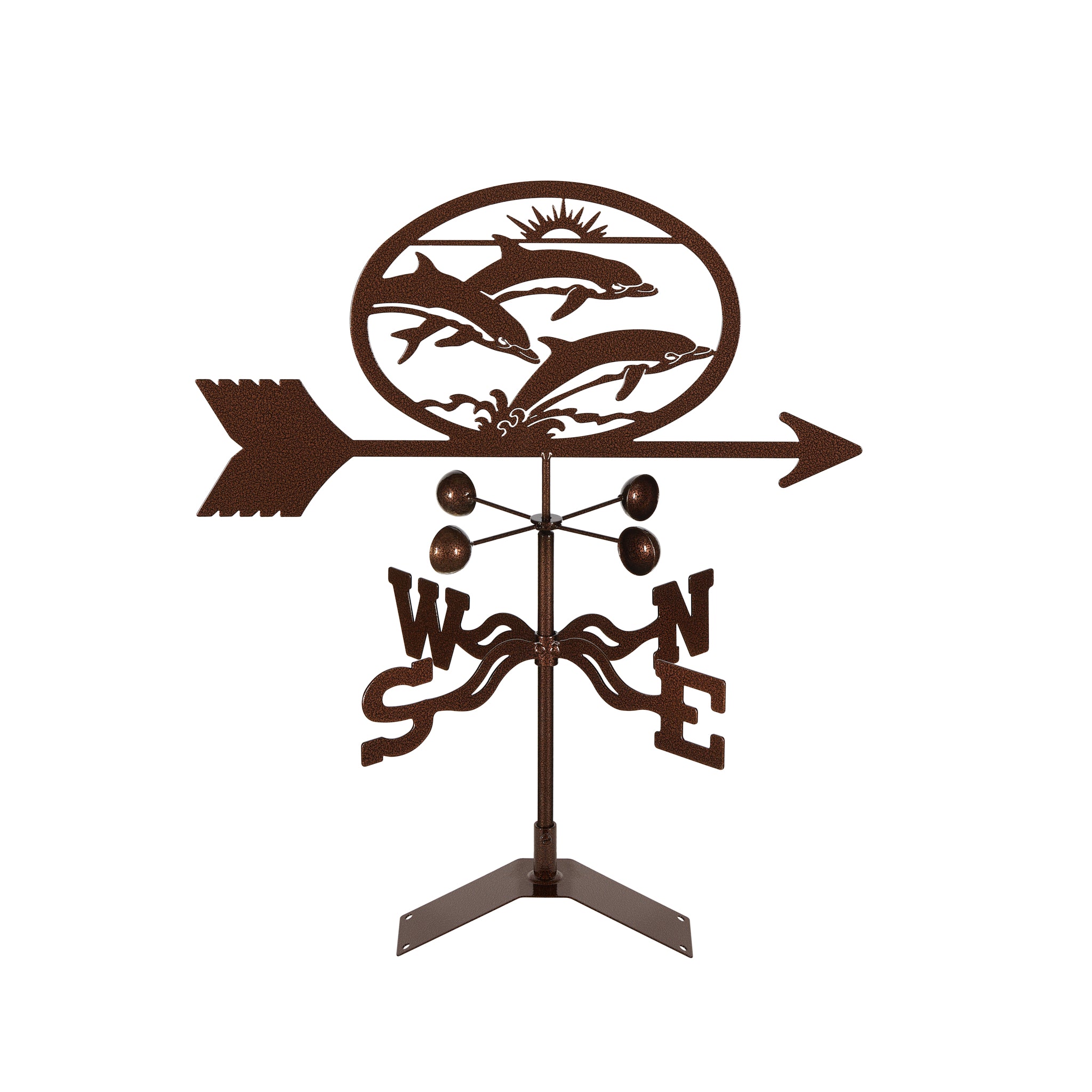 Dolphins Weathervane Roof Mount