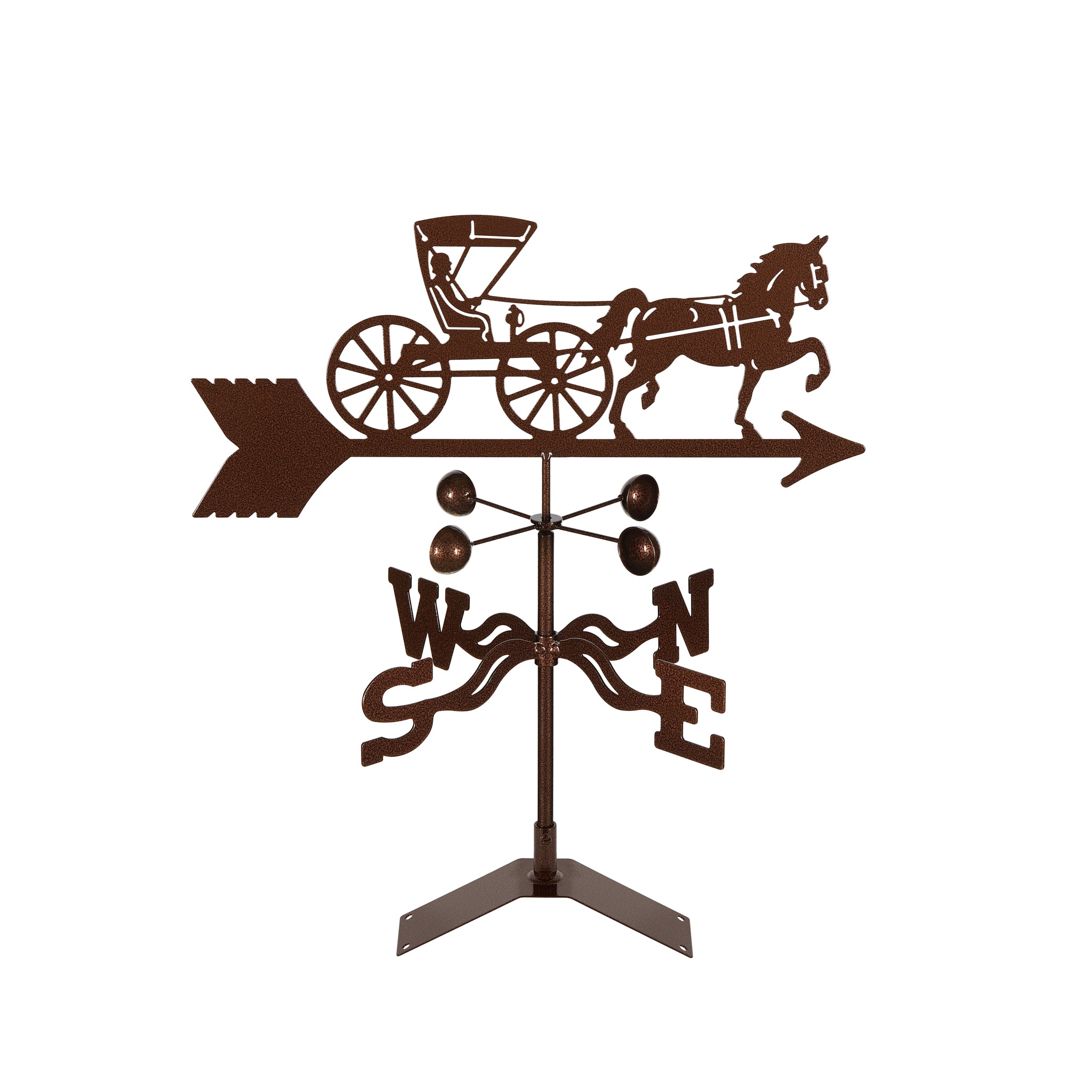 Doctor's Horse & Buggy Weathervane Roof Mount