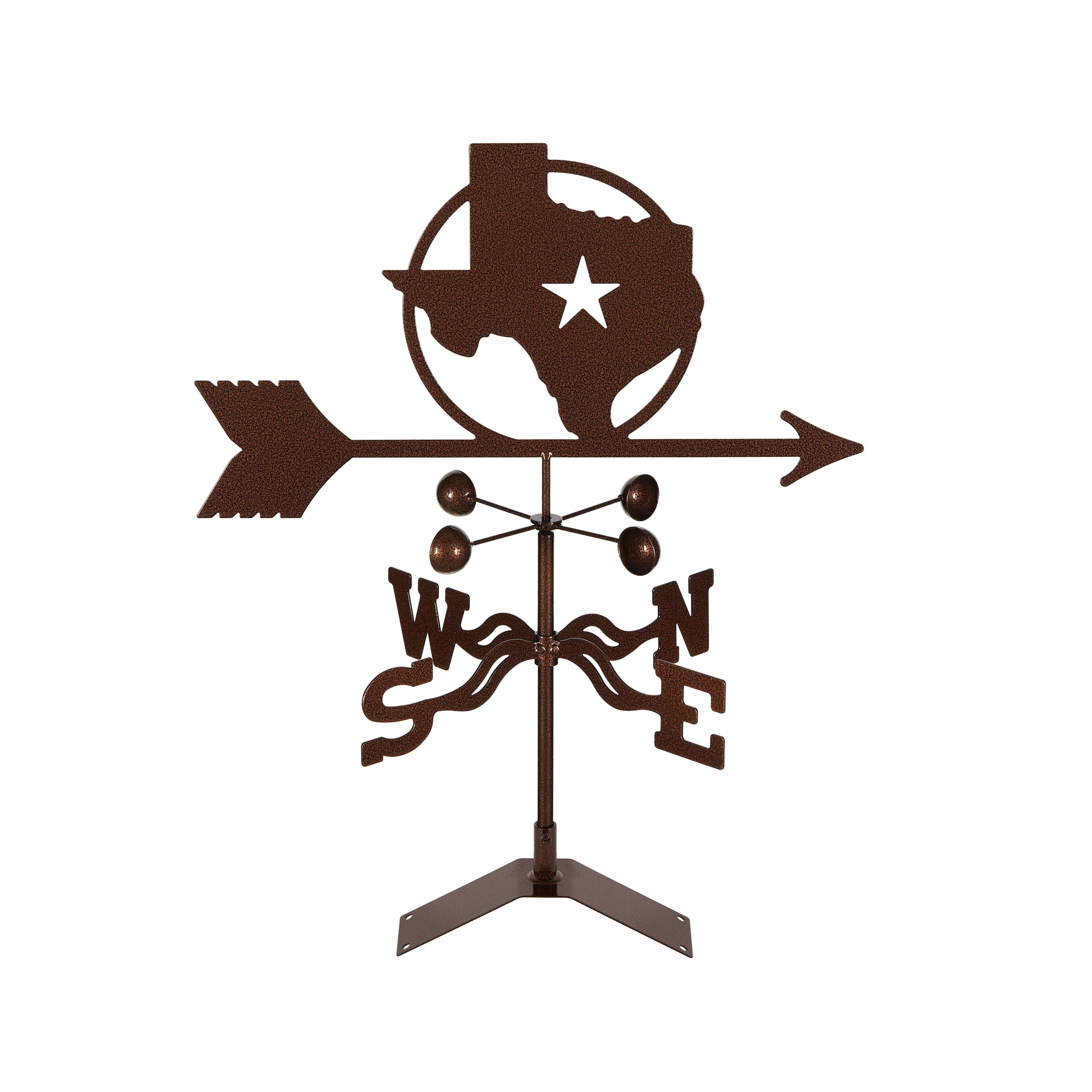 Texas Star Weathervane Roof Mount