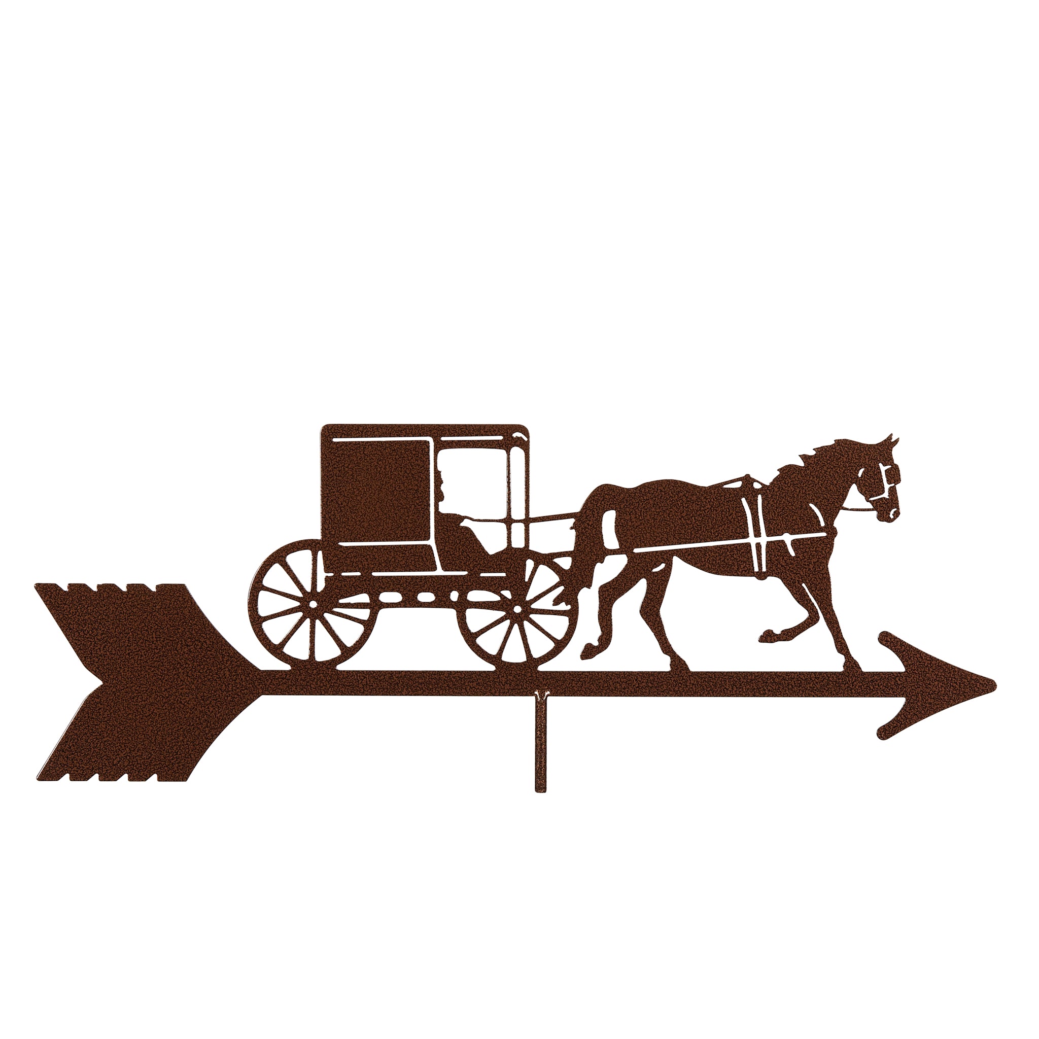 Amish Horse & Buggy Weathervane Top Only