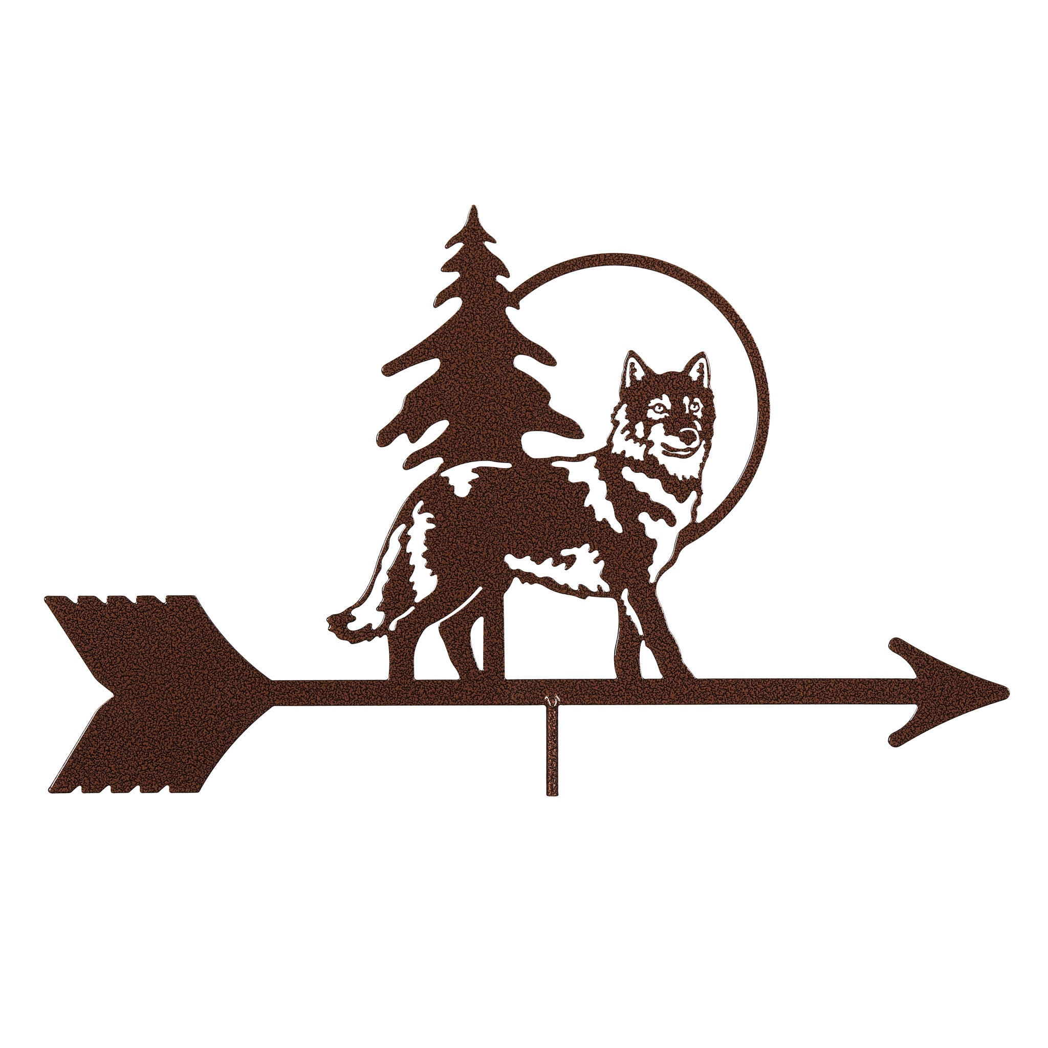 Wolf Weathervane Top Only