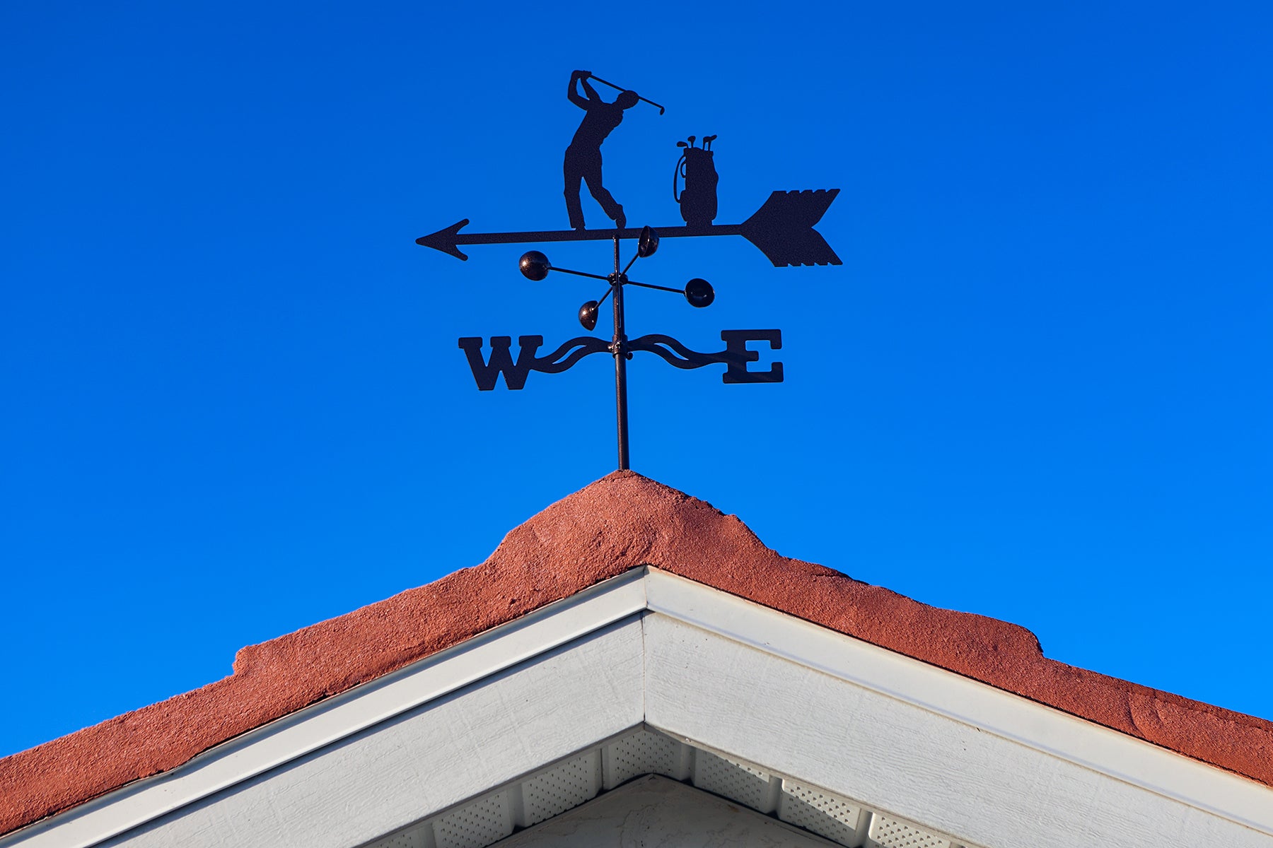 Male Golfer Weathervane