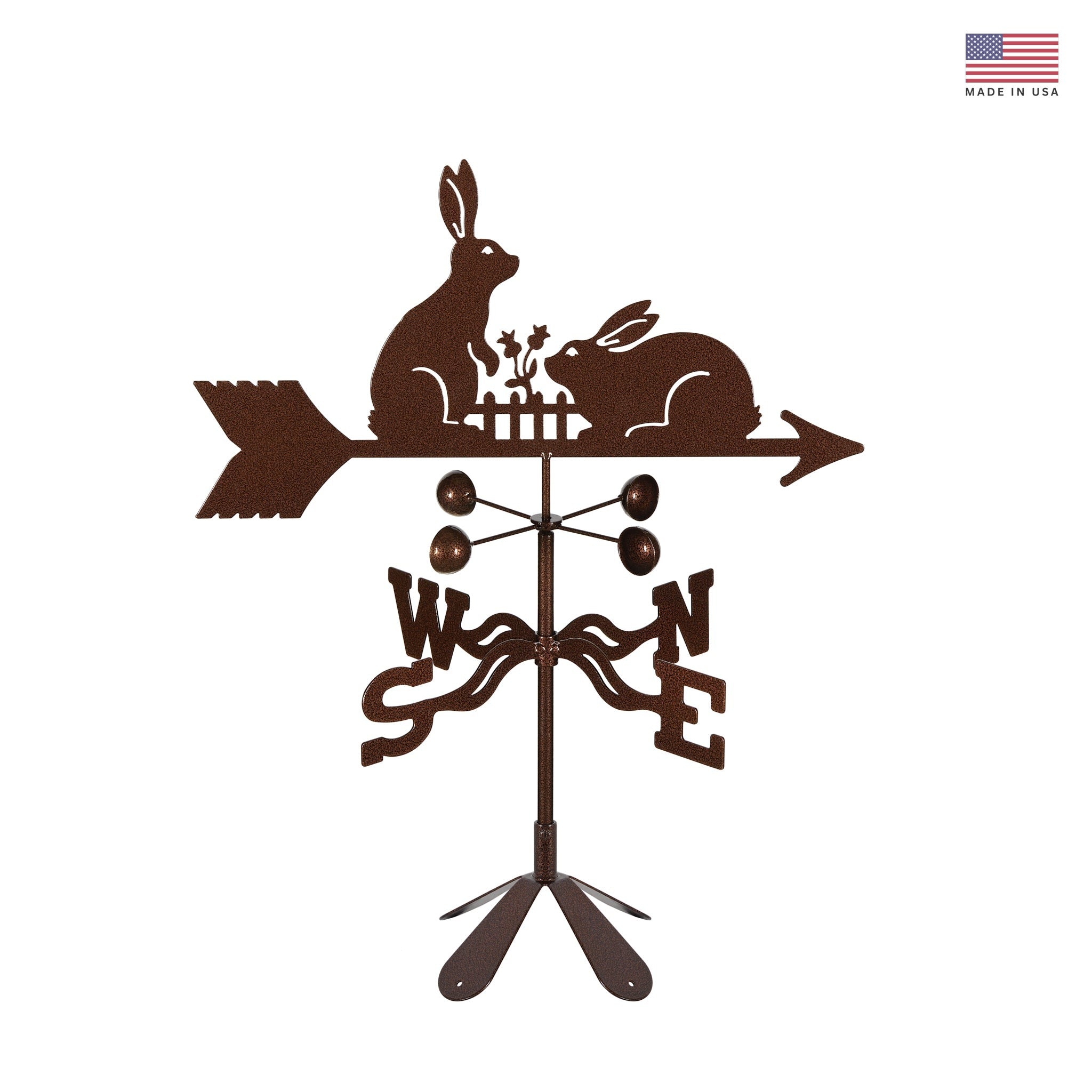 wildlife-rabbits-with-fence - Made in USA