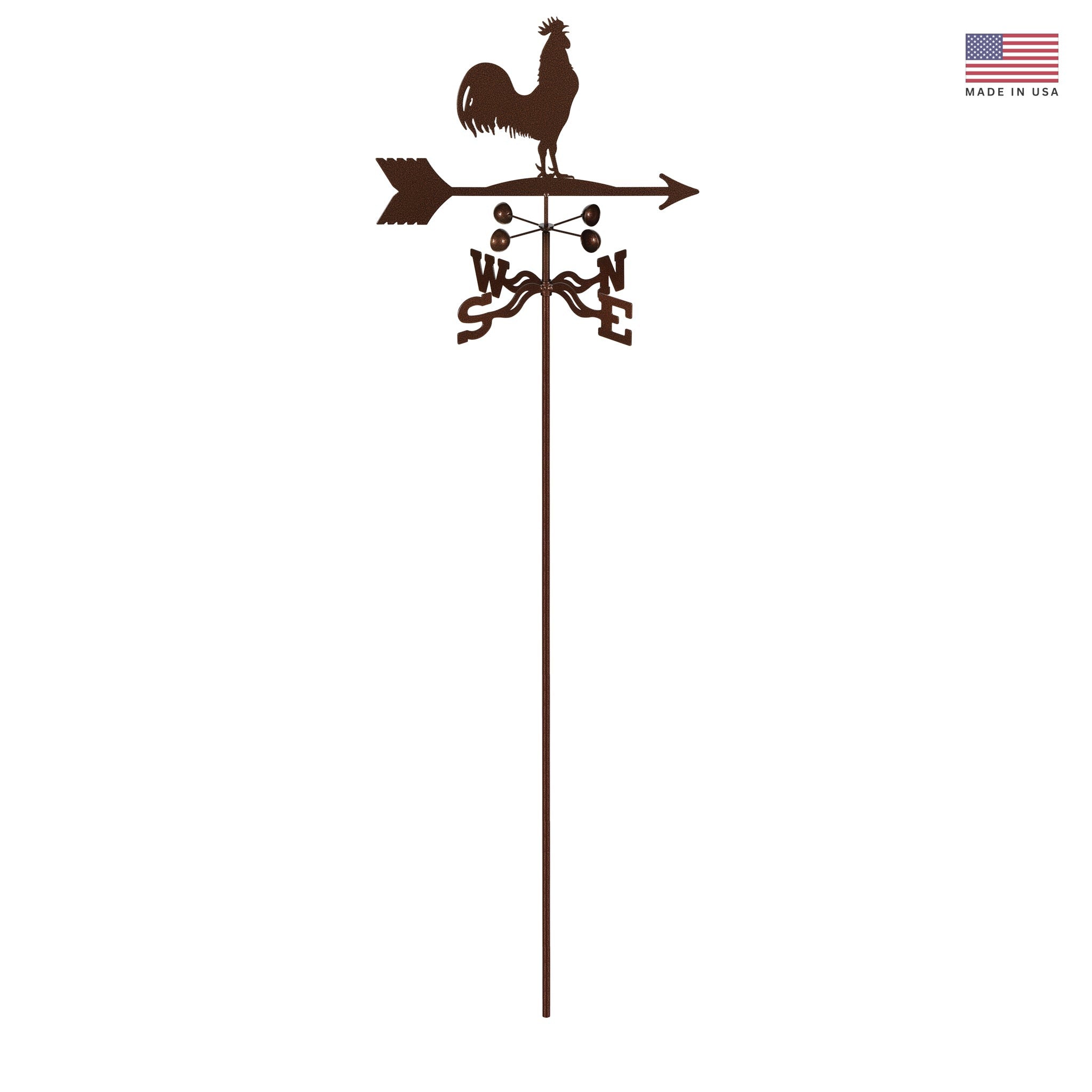 Rooster Weathervane EZ1110-GR - Made in USA