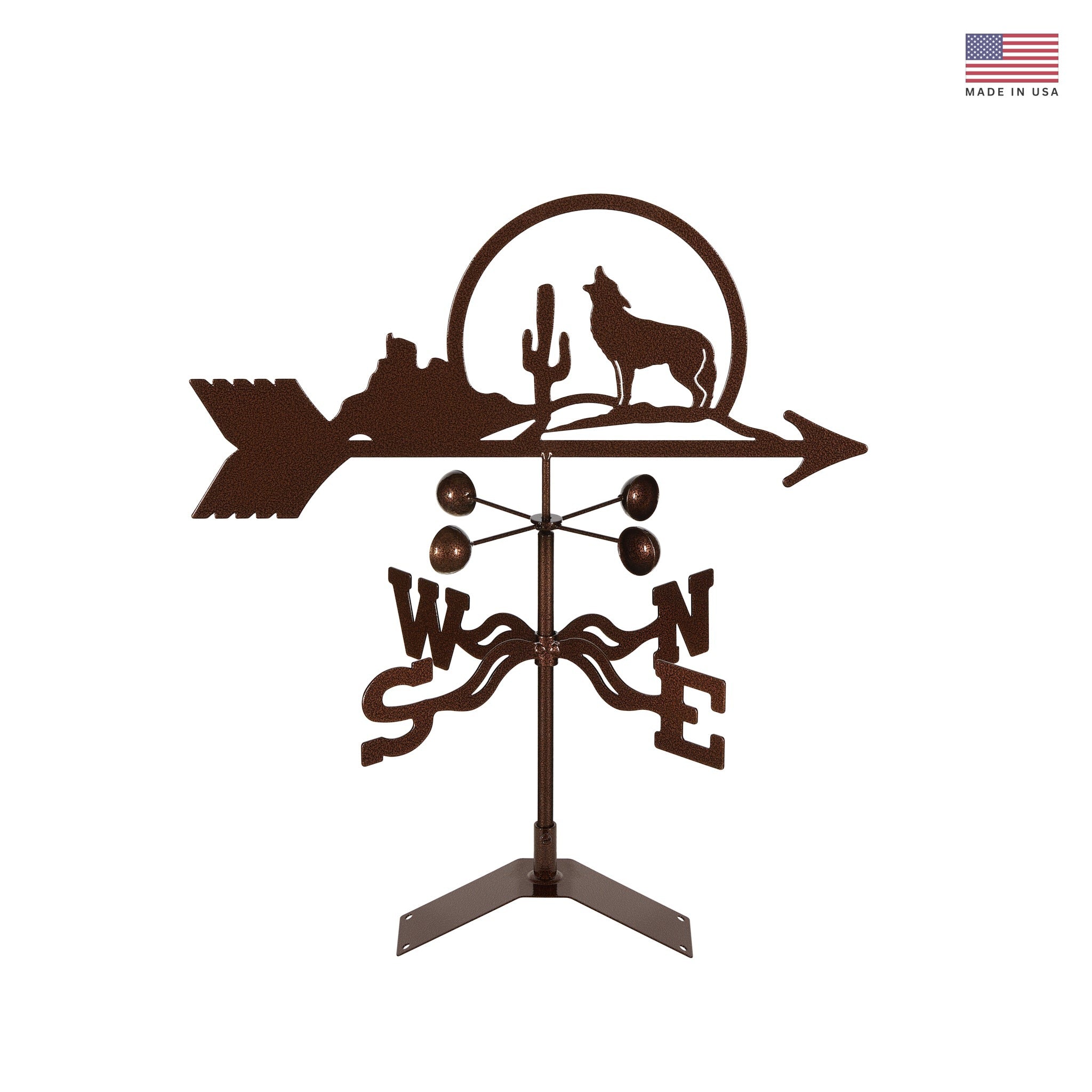 wildlife-coyote-cactus - Made in USA