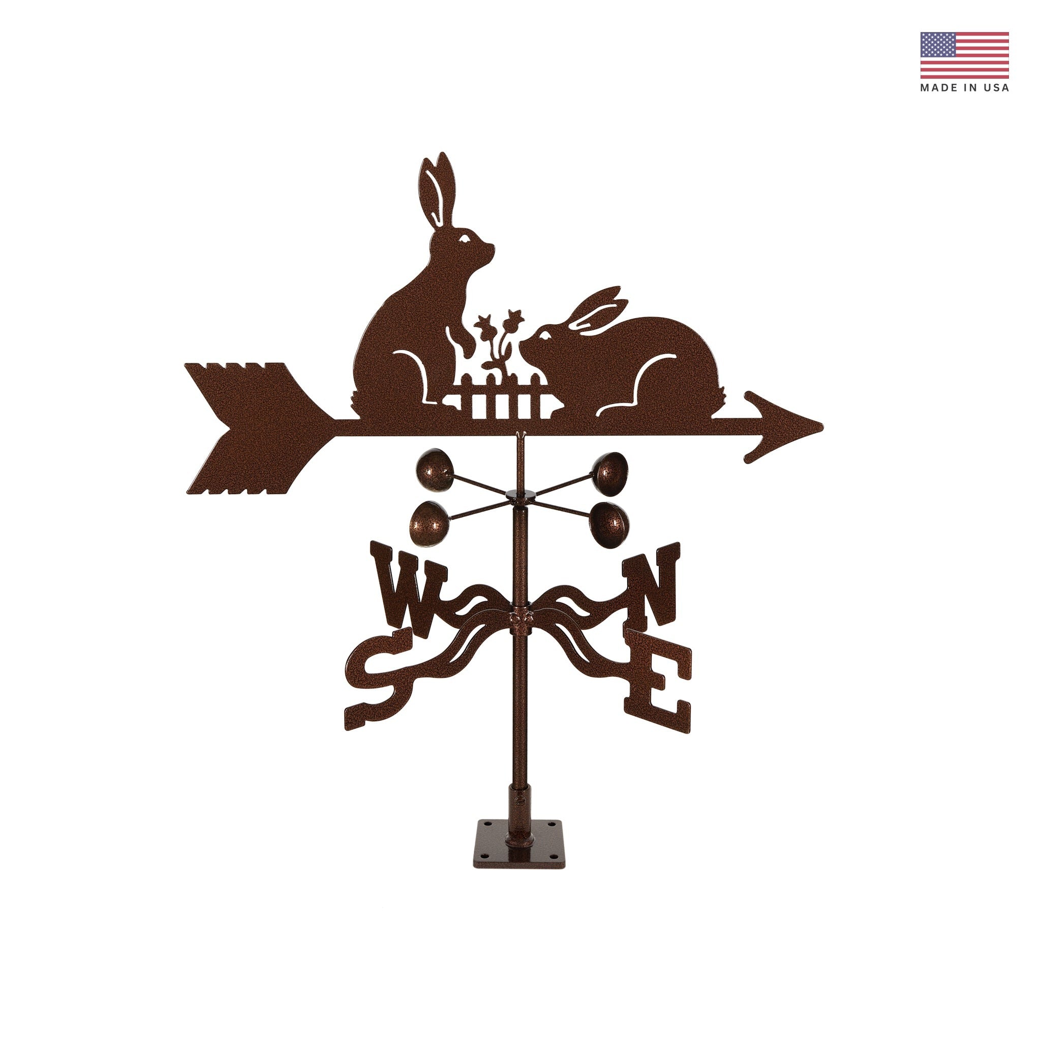 wildlife-rabbits-with-fence - Made in USA