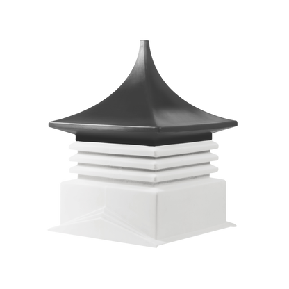 Cupola Dark Gray top, white base