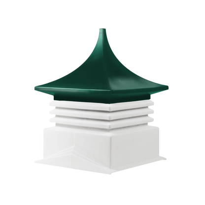 Cupola Green top, white base