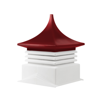 Cupola Red top, white base
