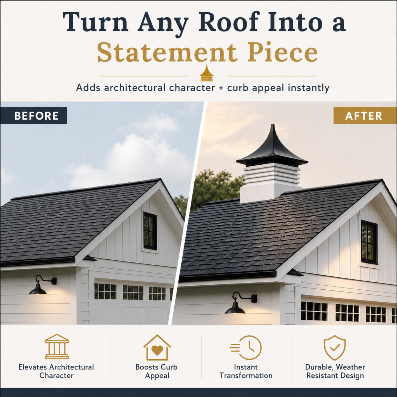 Maintenance-Free Vinyl Cupola