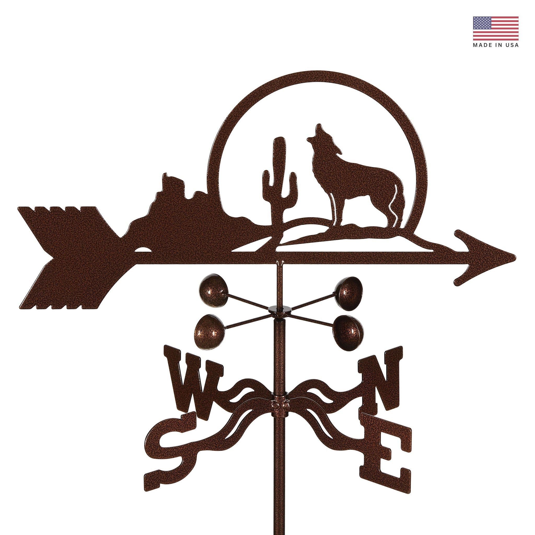 wildlife-coyote-cactus - Made in USA