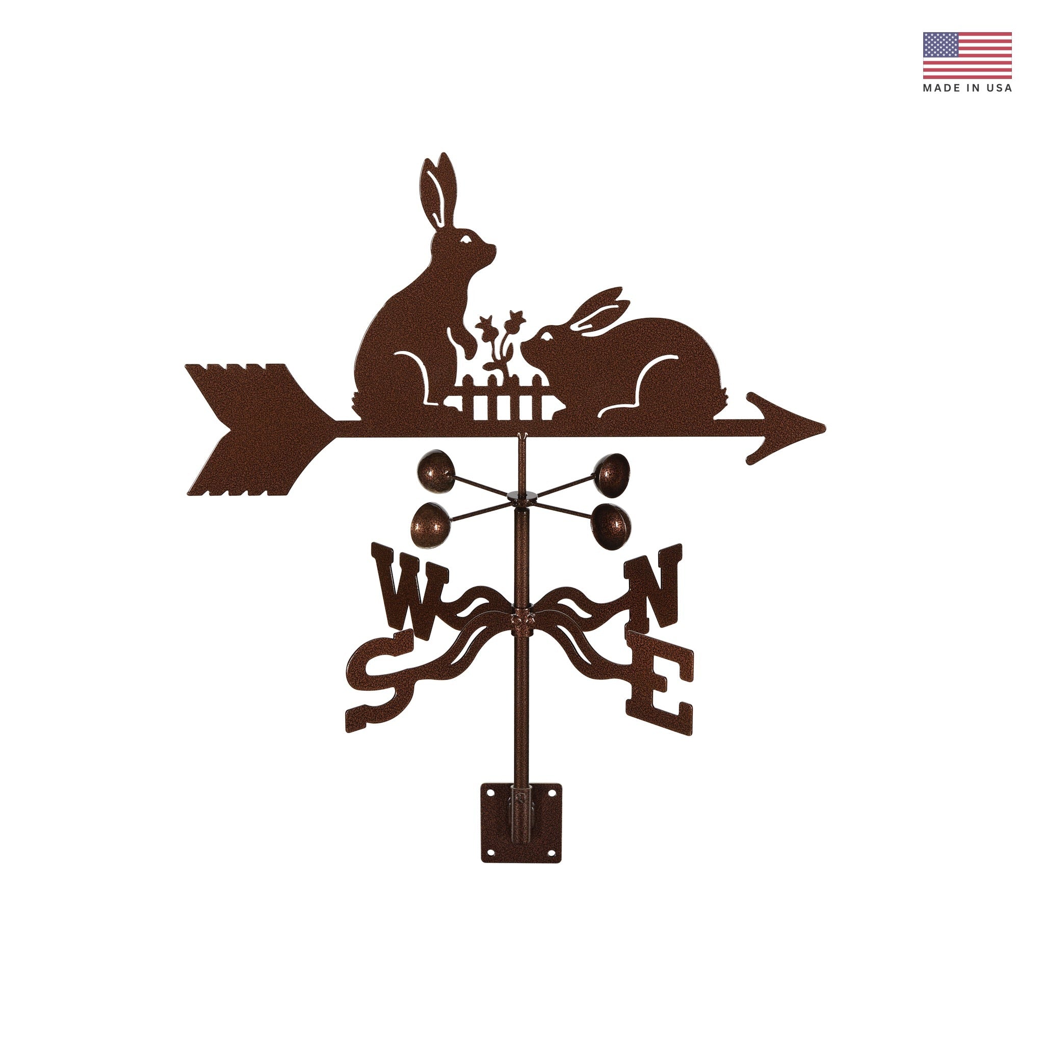 wildlife-rabbits-with-fence - Made in USA