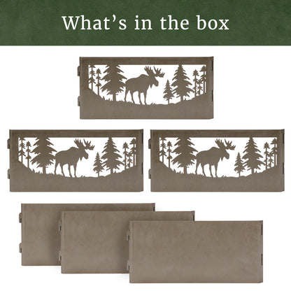 Hand-Crafted Portable Moose Fire Ring w/ WARRANTY