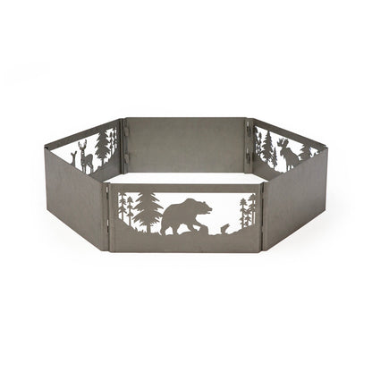 Hand-Crafted Portable Wilderness Fire Ring w/ WARRANTY