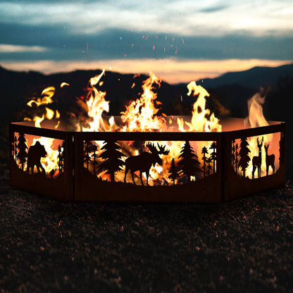 Hand-Crafted Portable Wilderness Fire Ring w/ WARRANTY