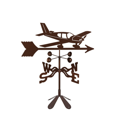 Lo-Wing Airplane Weathervane 4 Sided Mount