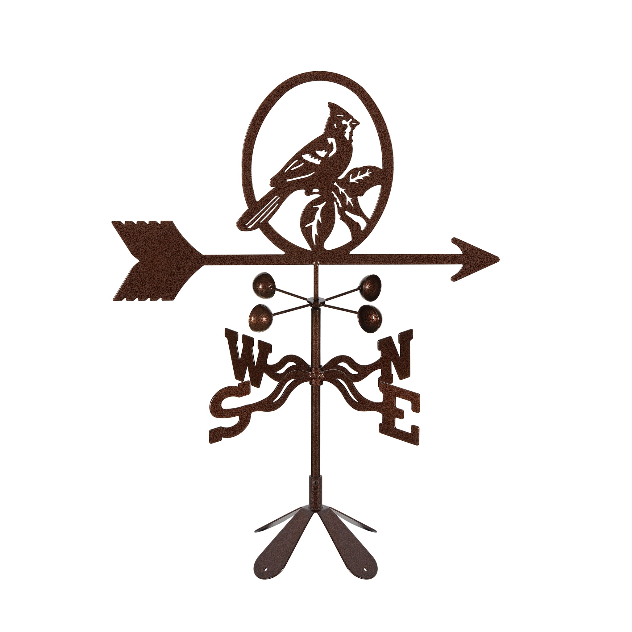 Cardinal Weathervane 4 Sided Mount