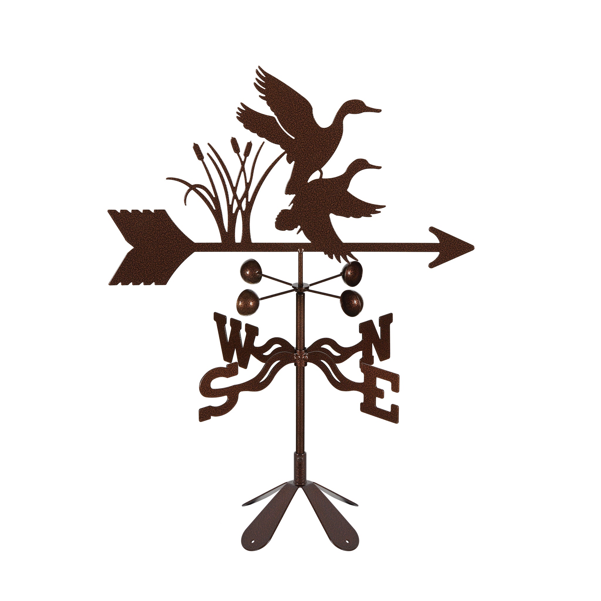 Ducks-Mallards Weathervane 4 Sided Mount