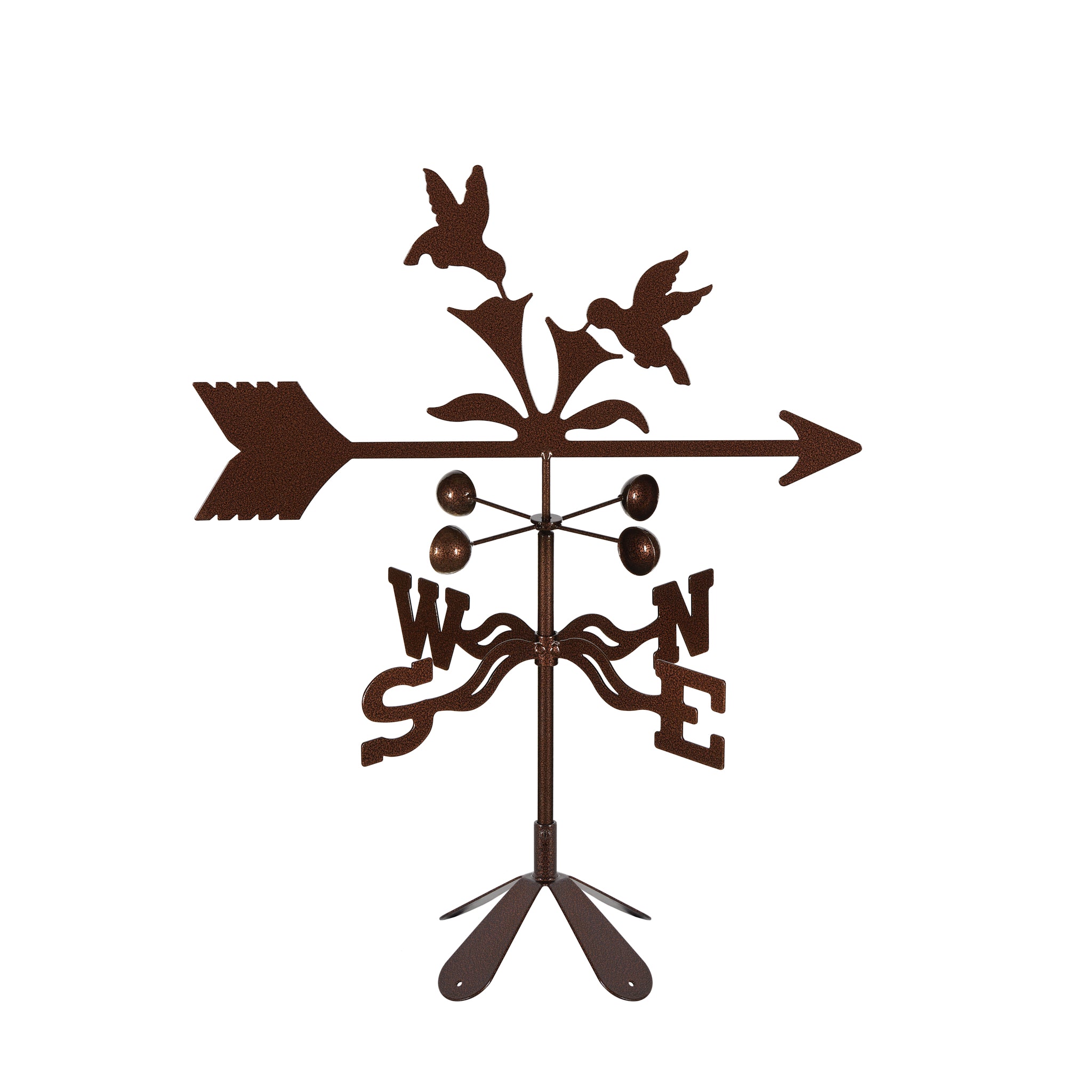 Hummingbird Weathervane 4 Sided Mount